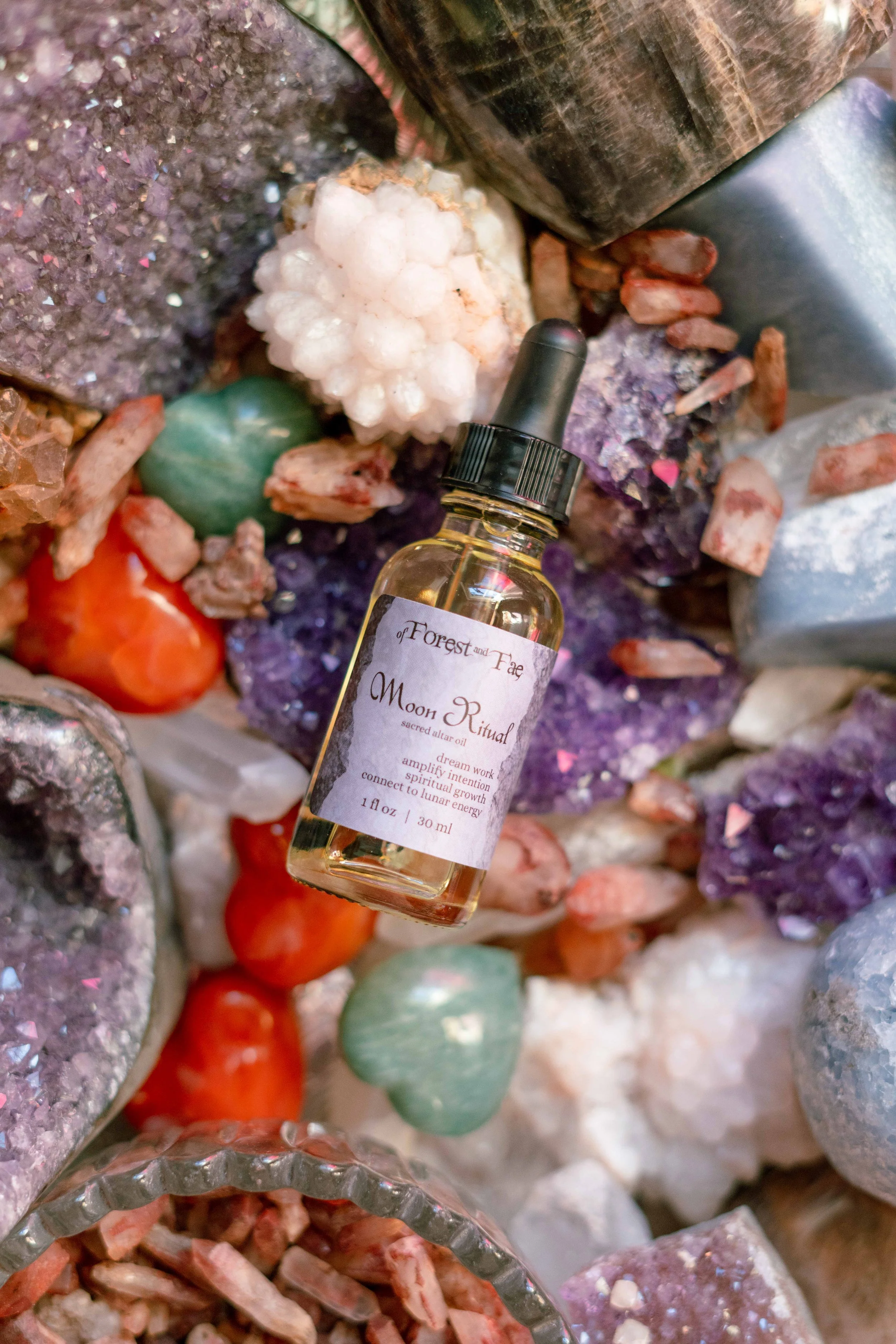 Moon Ritual • Sacred Altar Oil For Manifestation, Dream Work