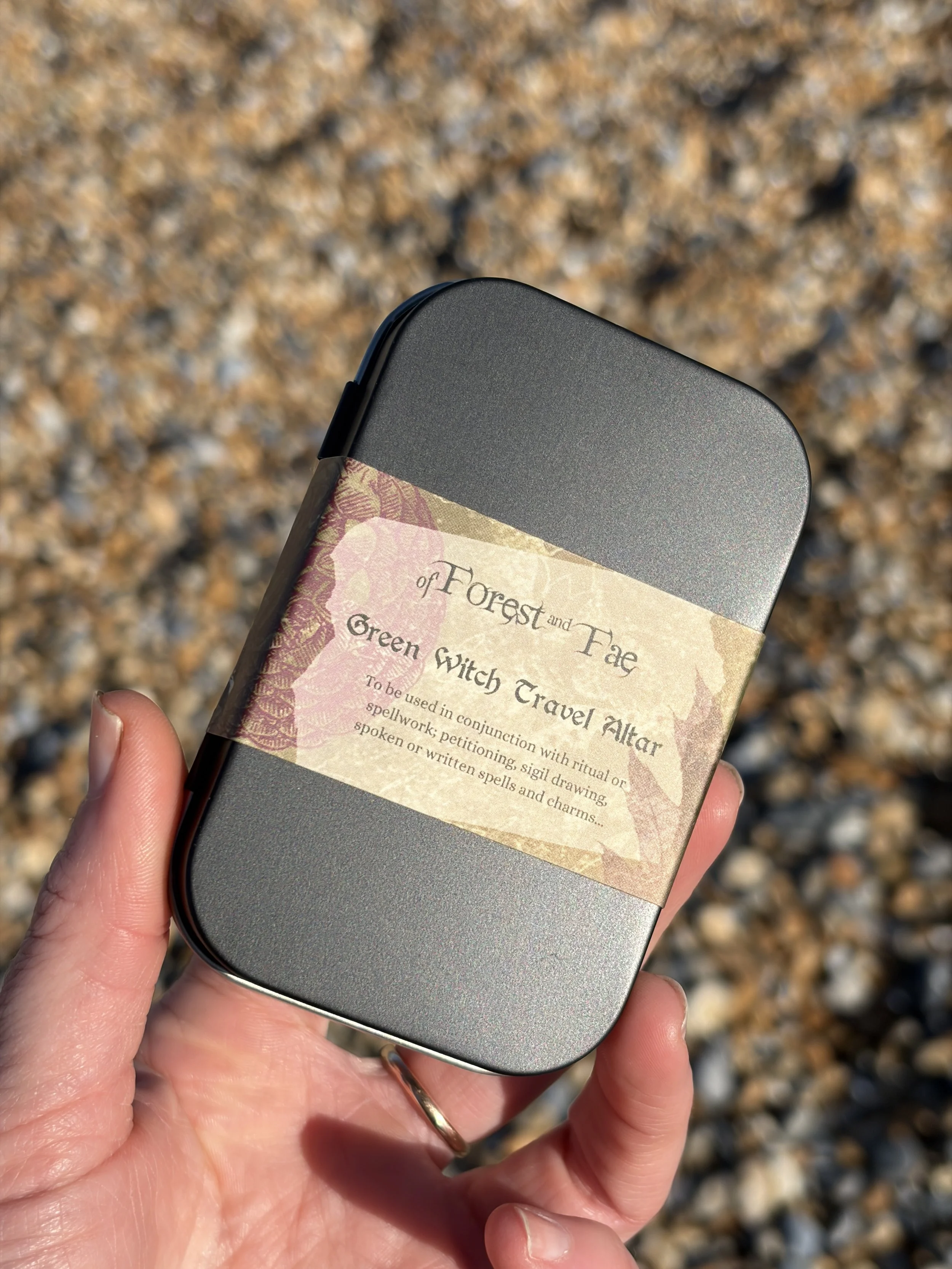 Green Witch Travel Altar • Witch Kit For Rituals & Spells
