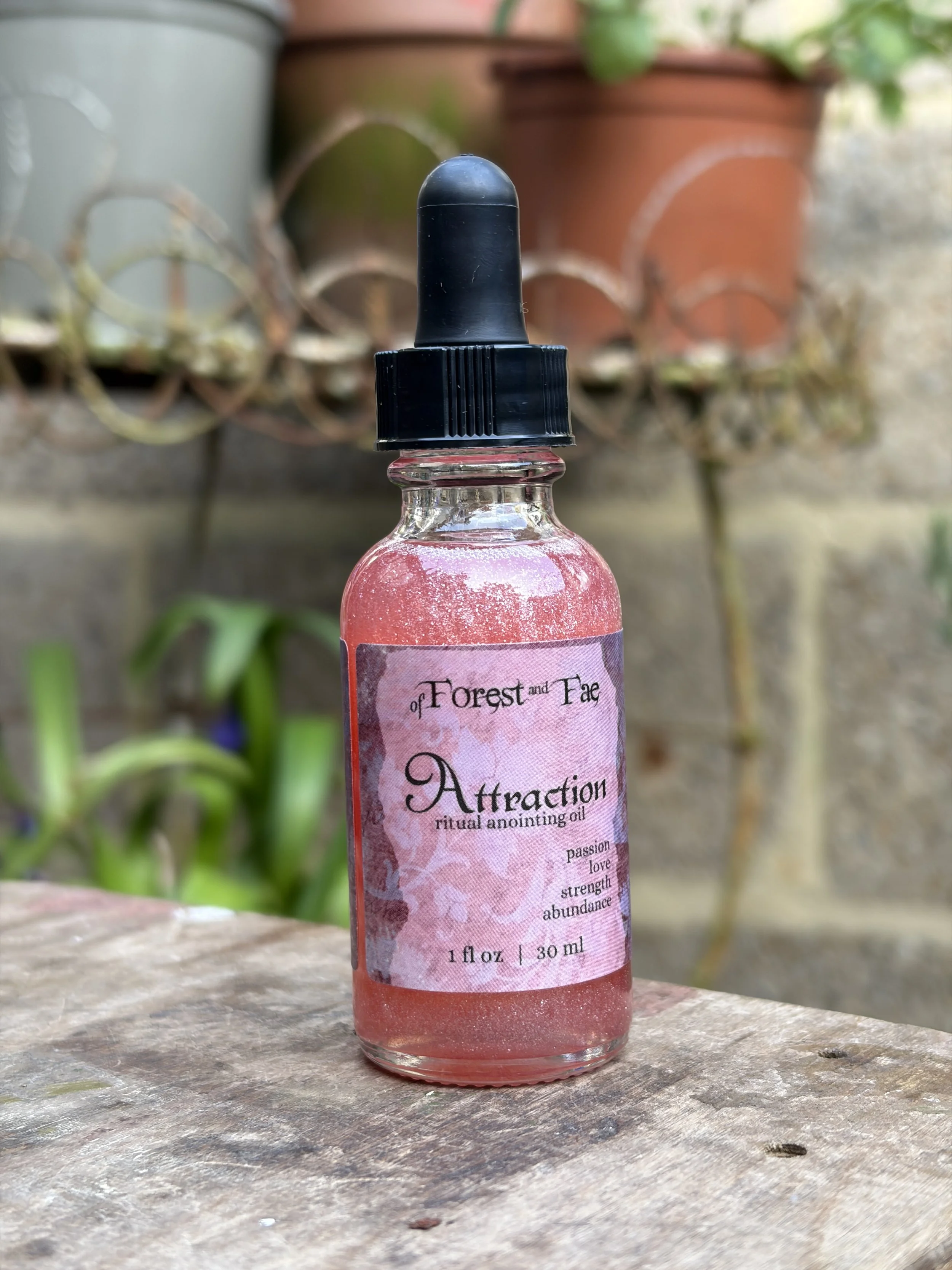 Attraction Ritual Oil • Witchy Love & Abundance Altar Oil