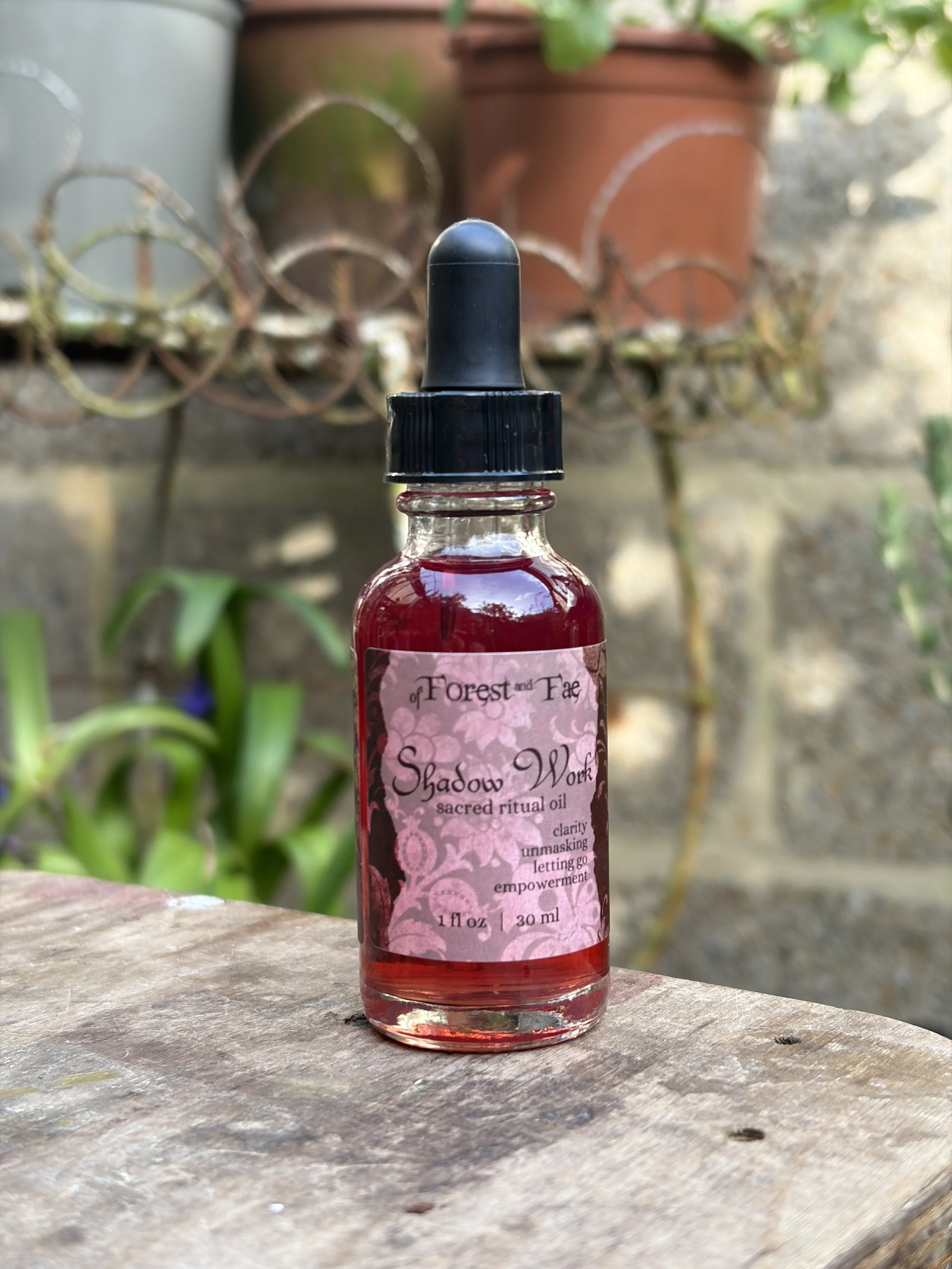 Shadow Work Ritual Oil • Herb Infused • Journey Work • Witch