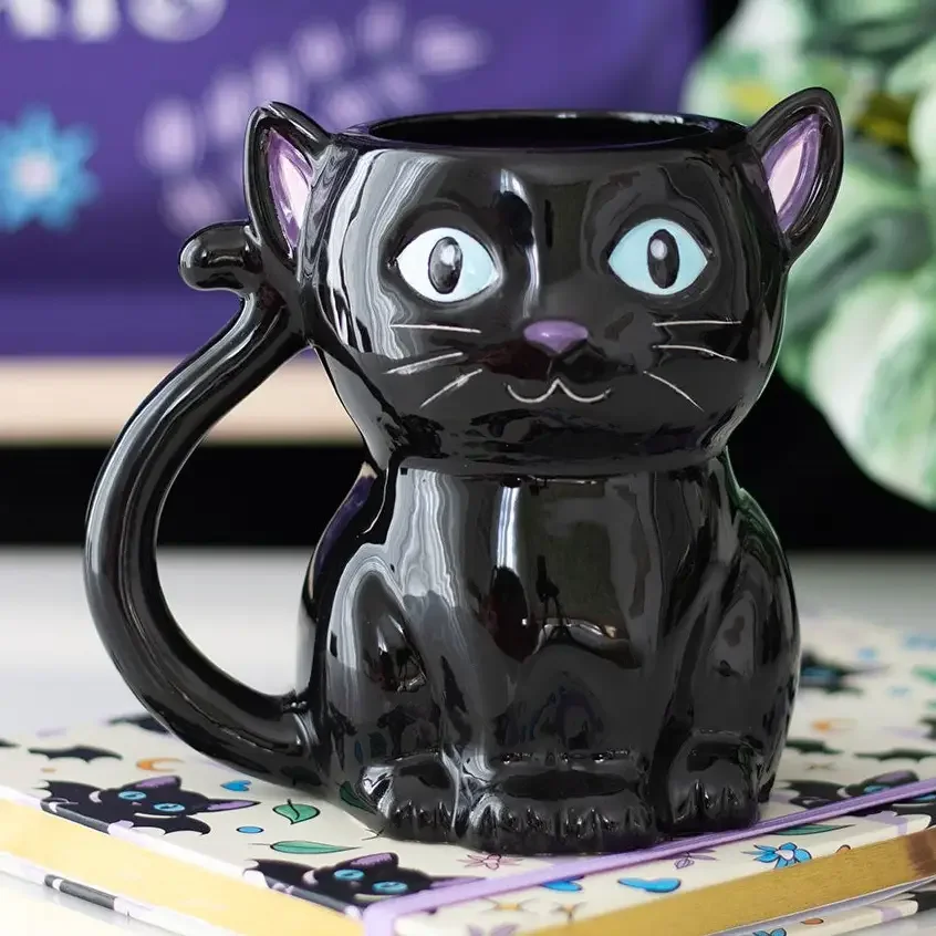 Mabel Black Cat Halloween Mug