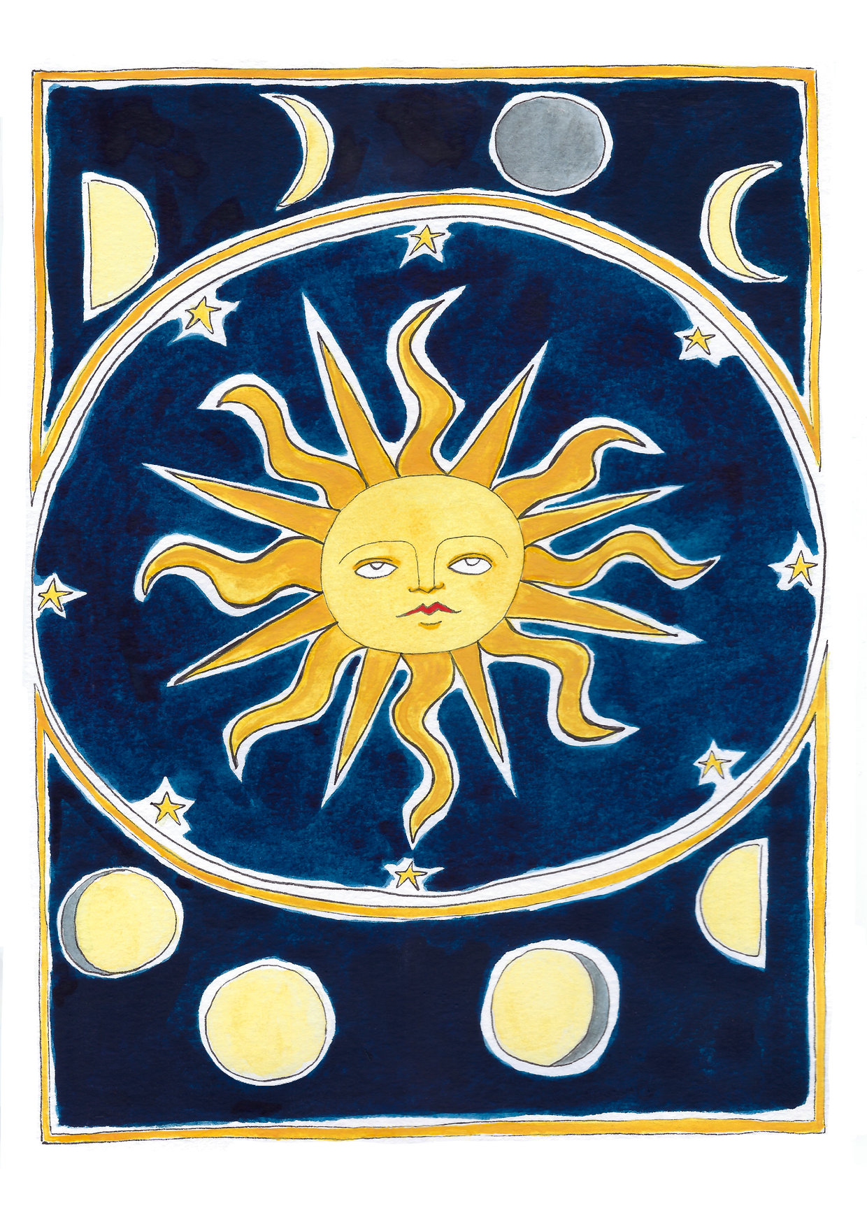 Creepy Moon Postcard Club UK