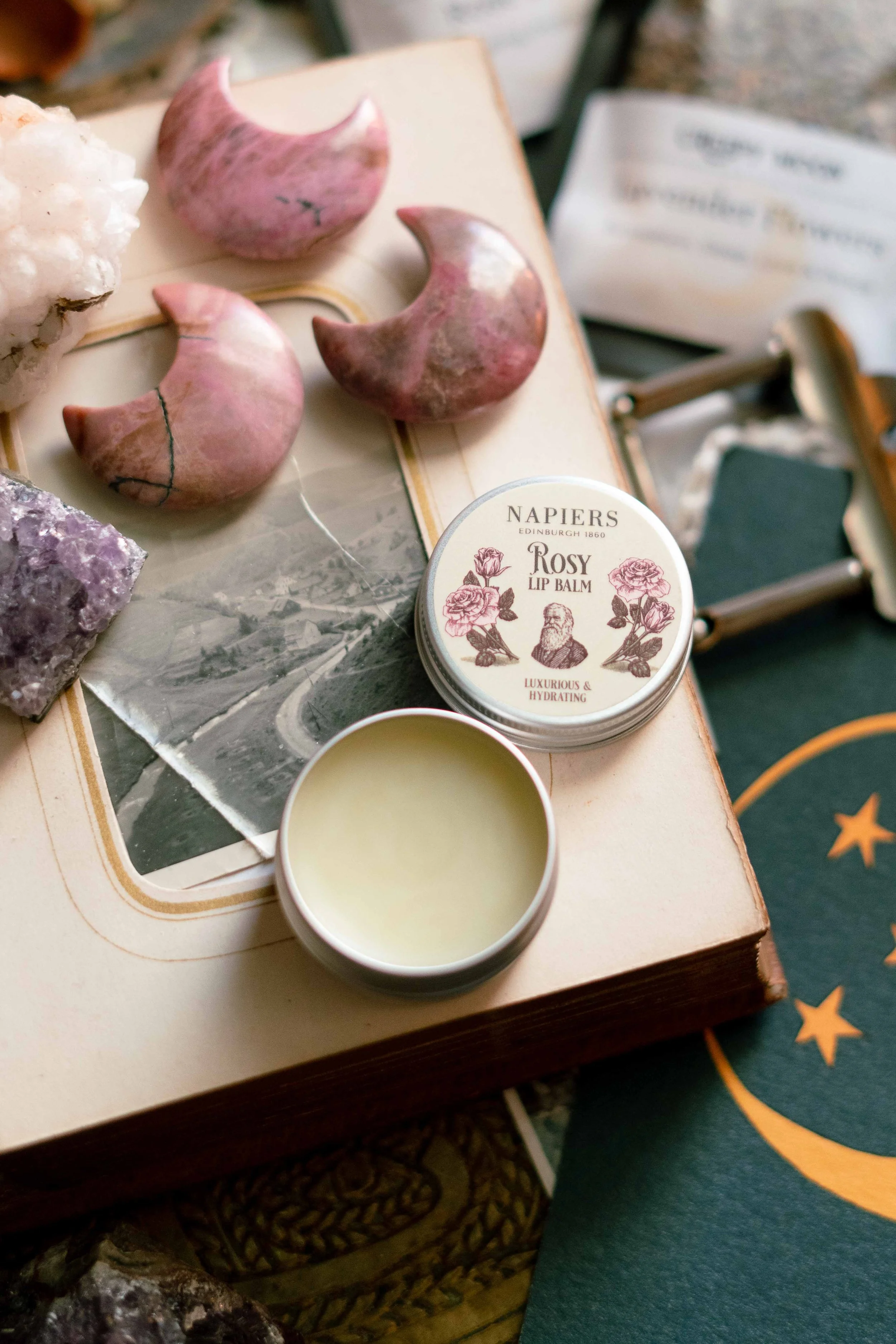 Napiers Rosy Rose Lip Balm