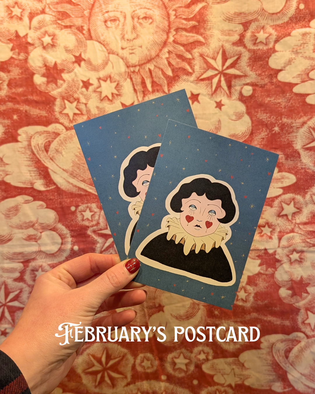 Creepy Moon Postcard Club UK