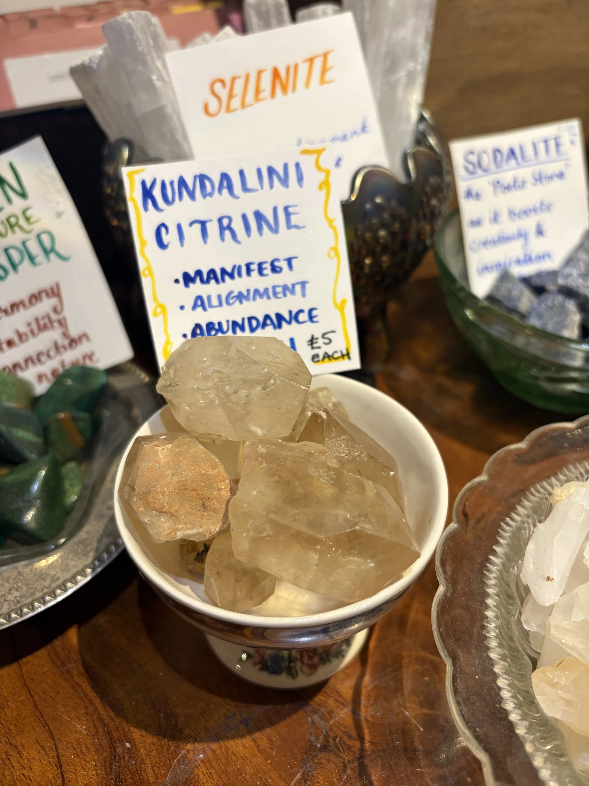 Kundalini Citrine Raw Crystal