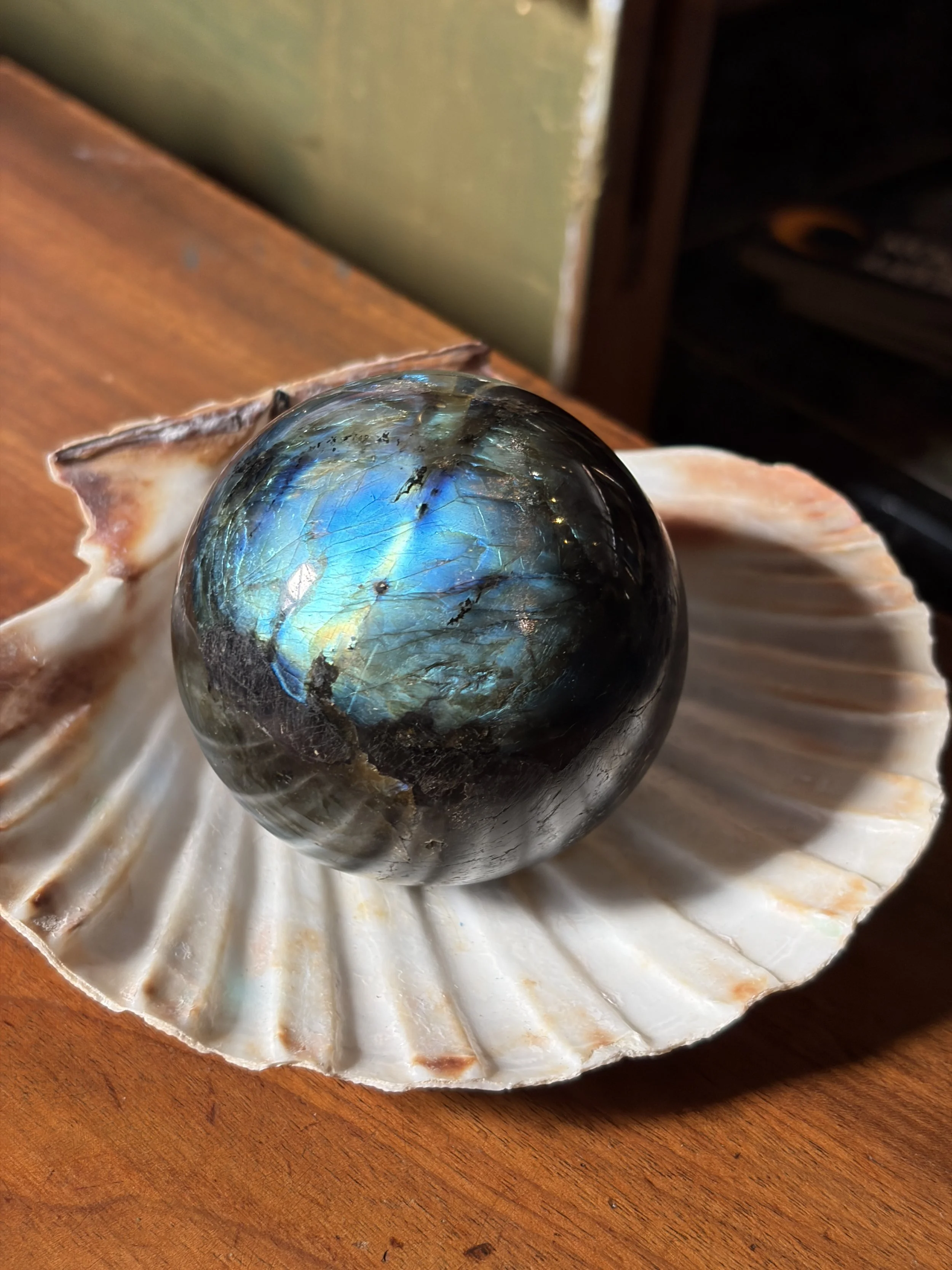 Labradorite Crystal Ball