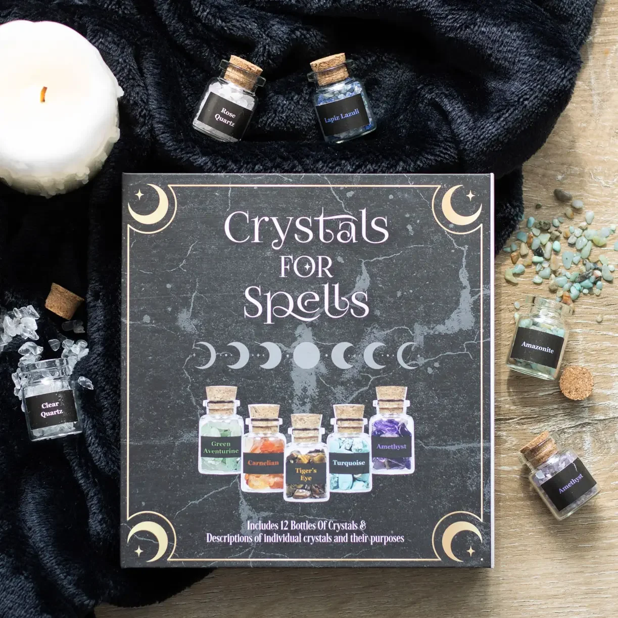 Crystals For Spells Crystal Chip Bottle Gift Set