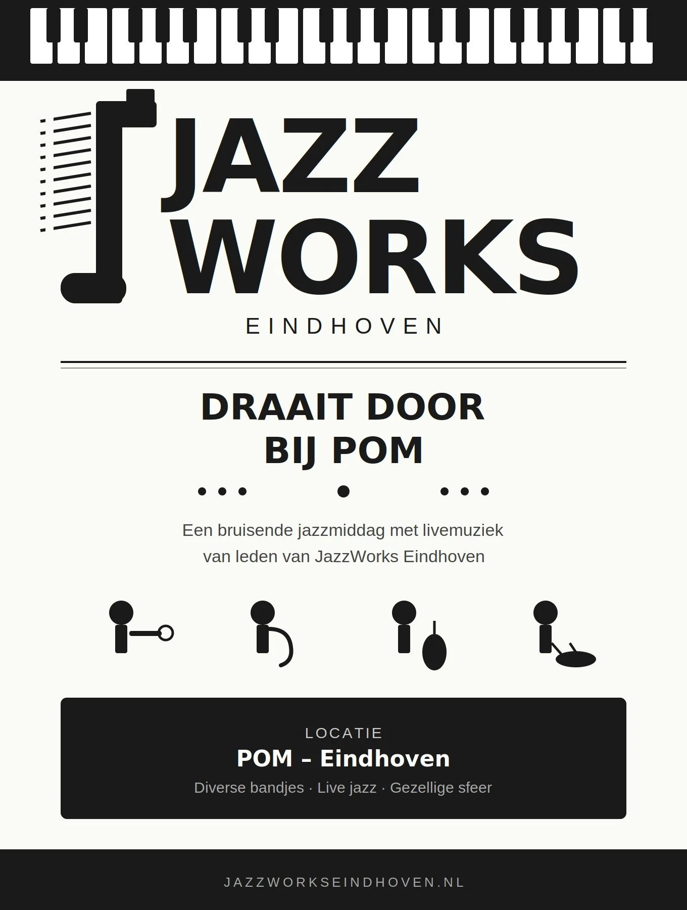 JazzWorks draait door bij POM