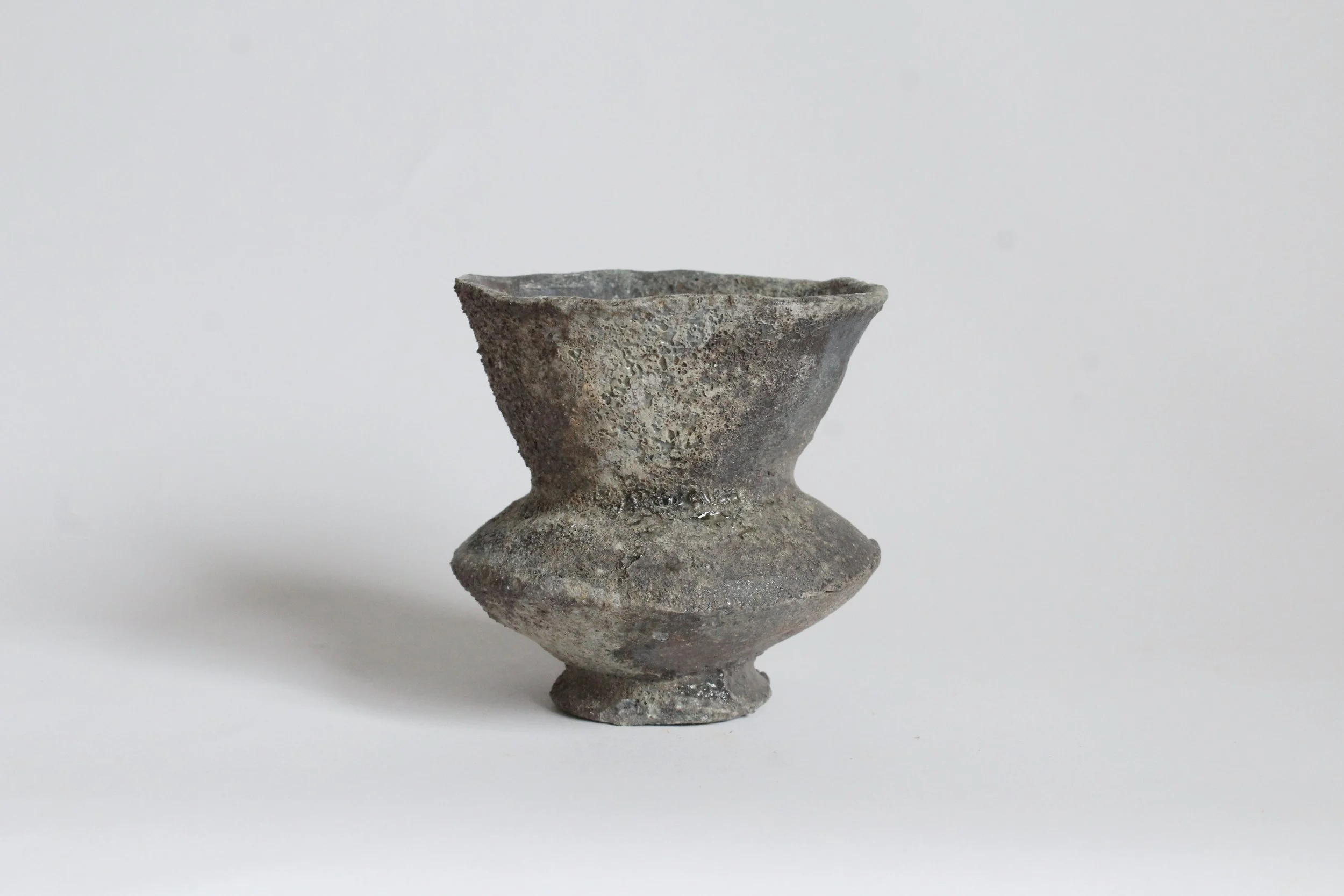 Bell Beaker; Woodfired, Local Iron Clay