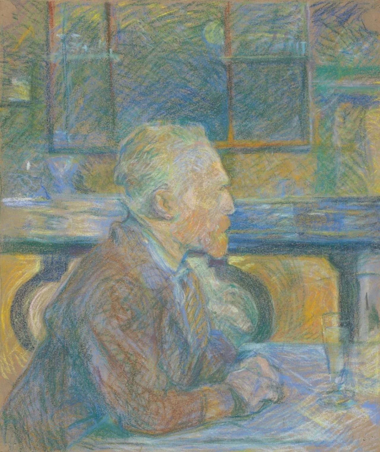 'Portrait of Vincent Van Gogh' by Henri de Toulouse-Lautrec, 1887