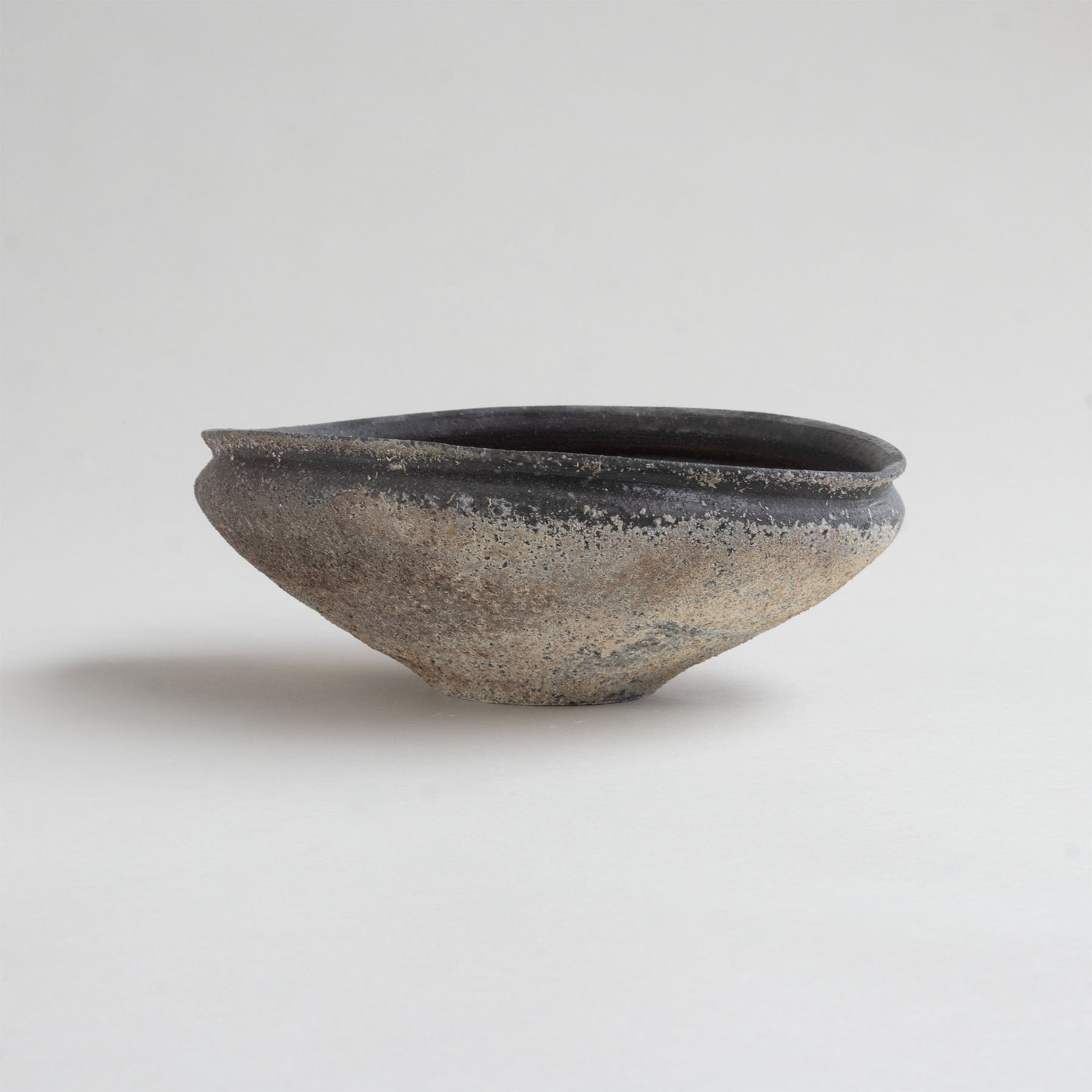 Bowl; woodfired, earthenware