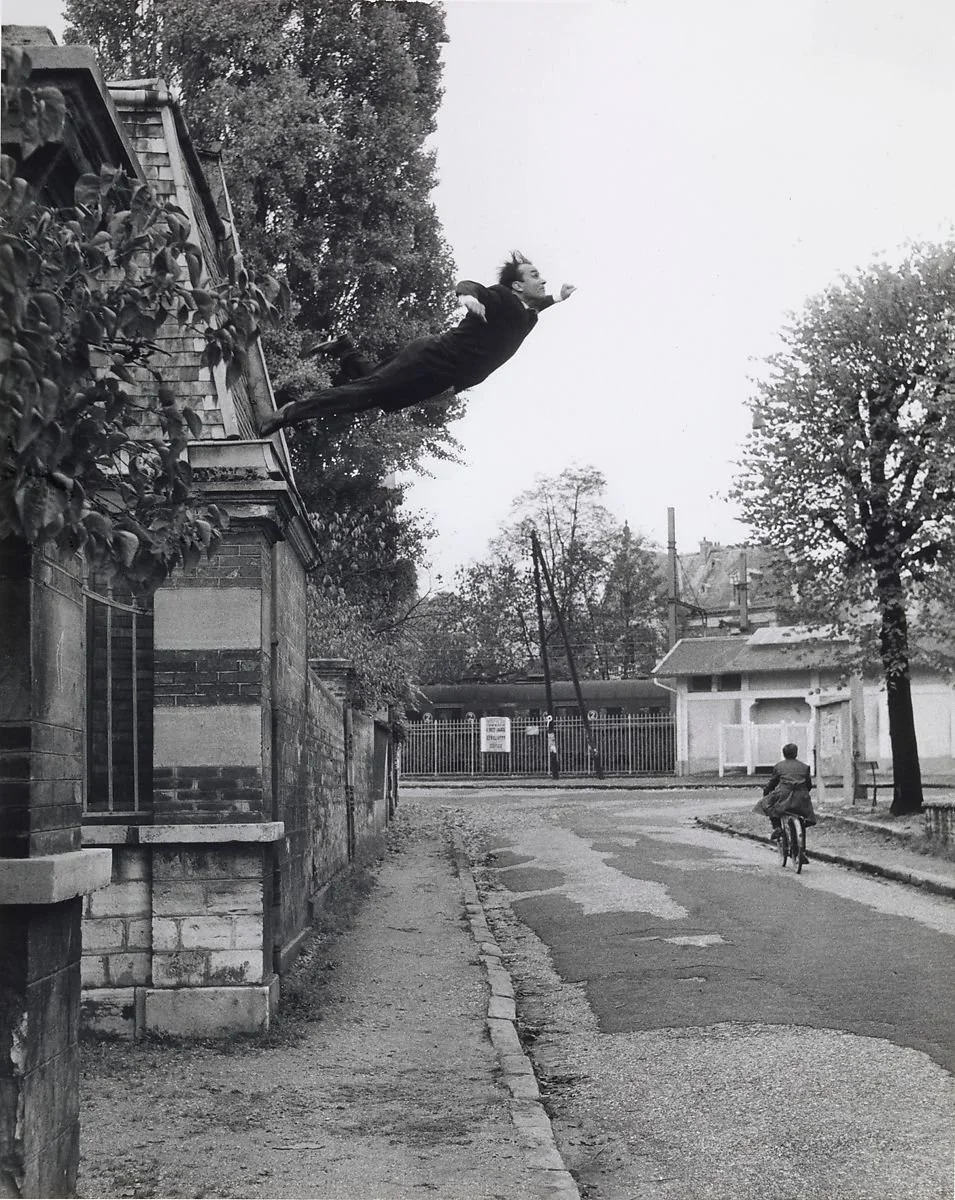 'Leap into the Void' by Yves Klein, 1960
