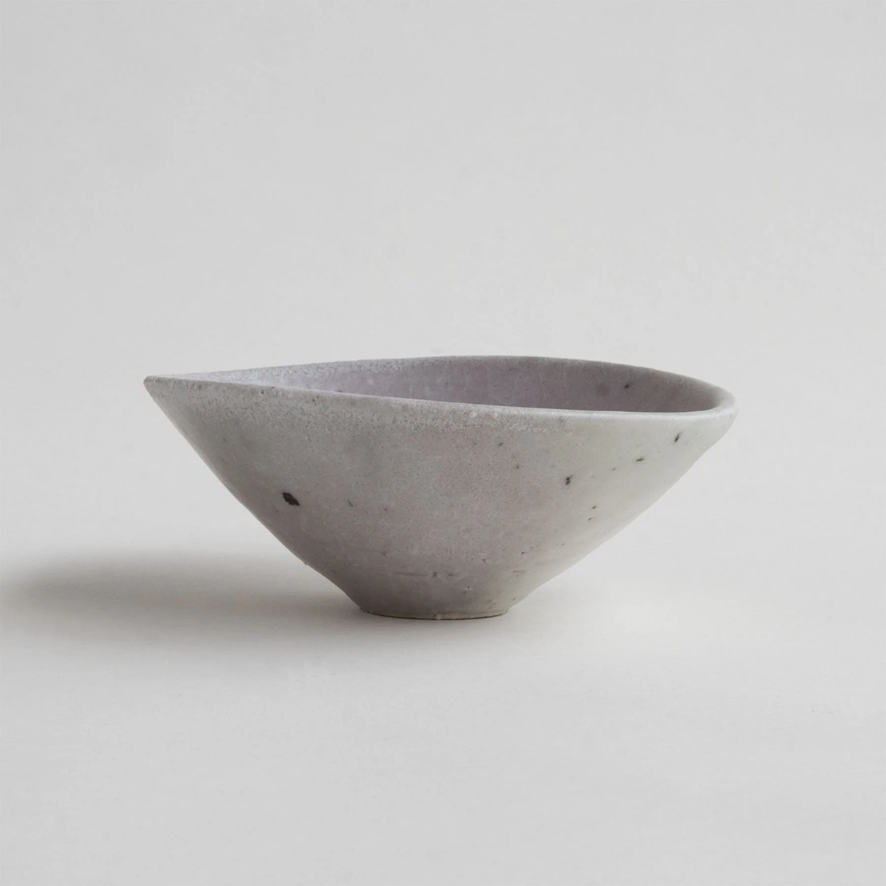 Bowl; gas reduction, stoneware, shino