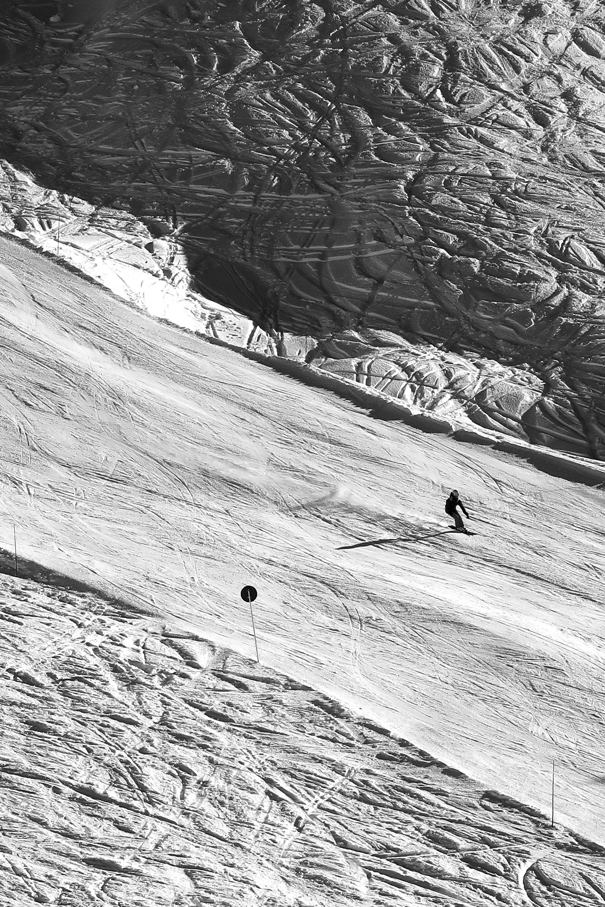 Last Run B&W