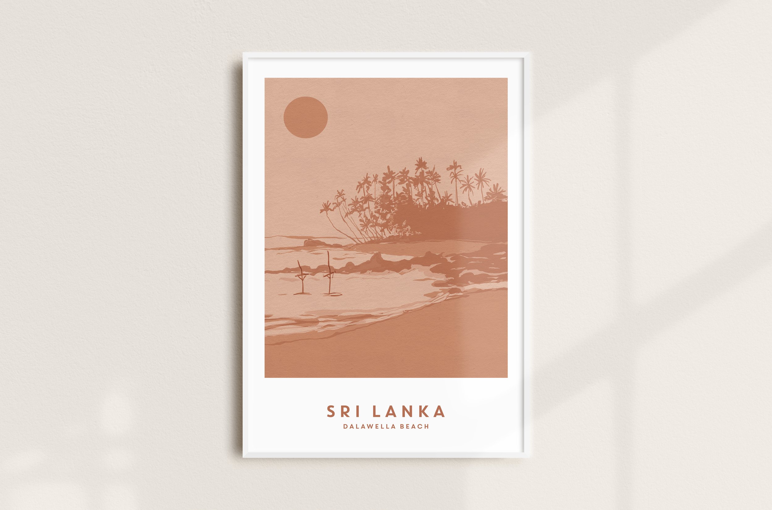 Sri Lanka - Beach Print