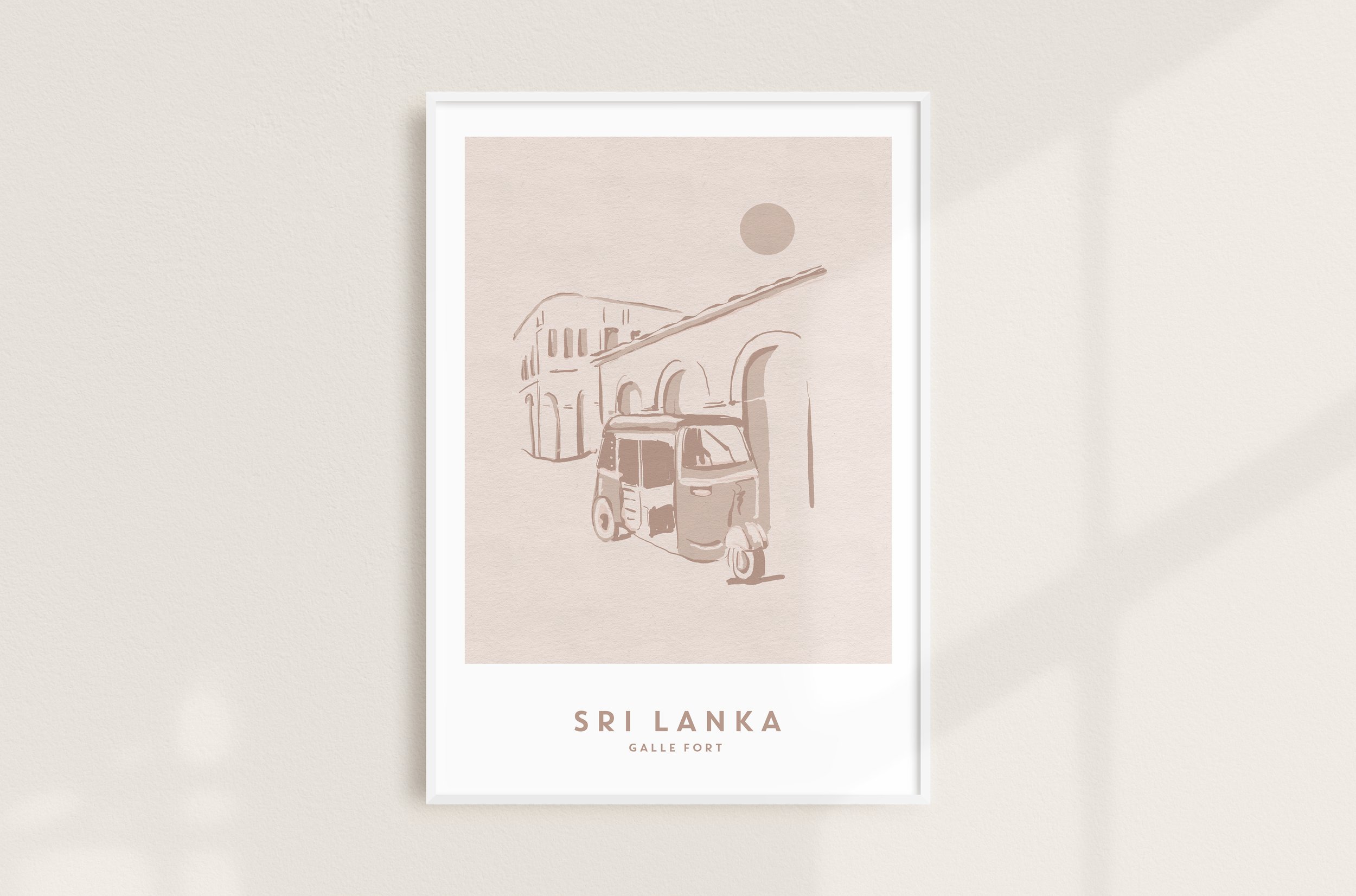 Sri Lanka - Tuk Tuk Print