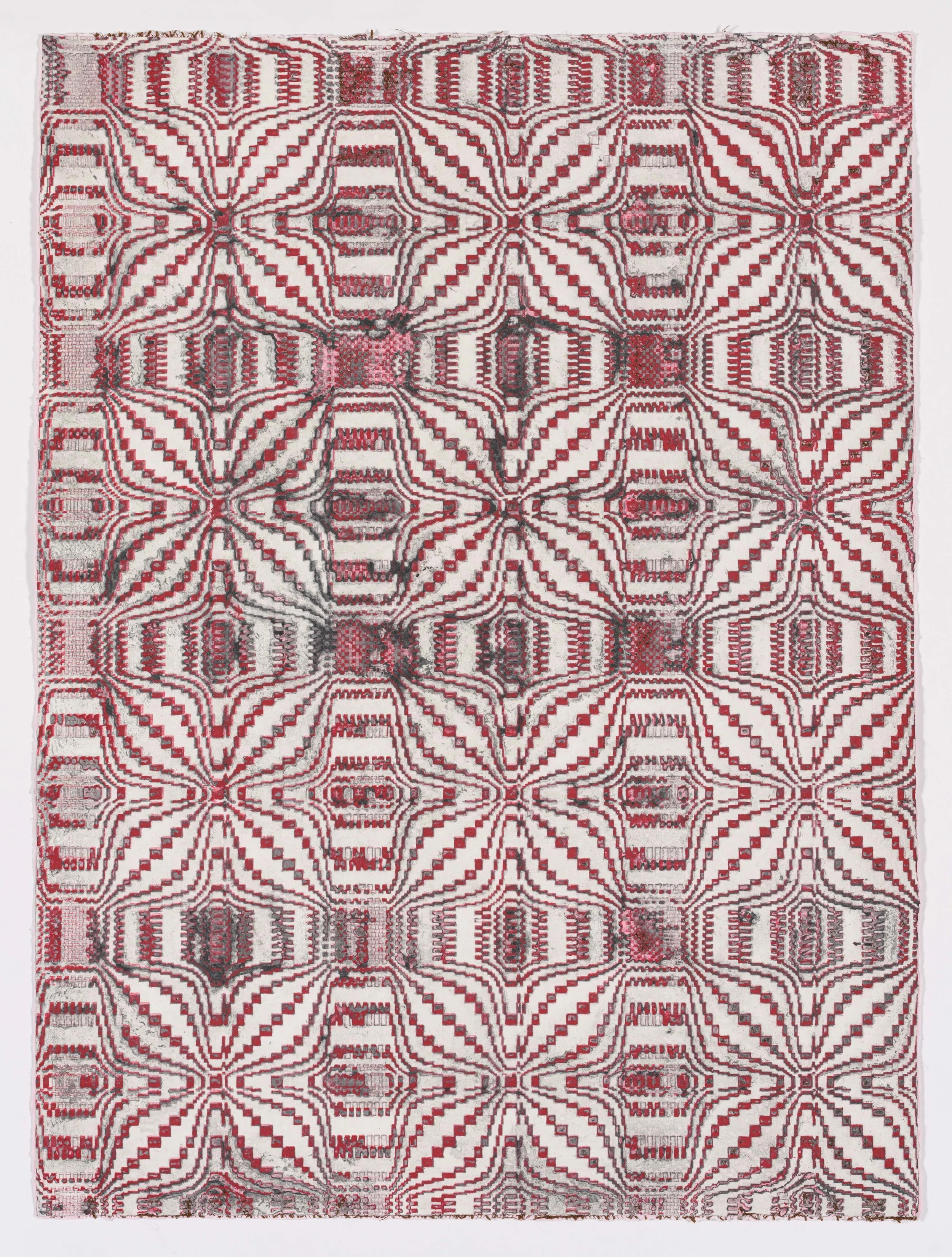 Broken Snowballs
2024
Pigmented cotton, abaca & linen pulp, embedded textiles
40 x 30 inches