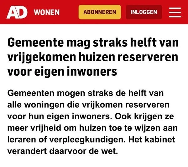 Goed nieuws!