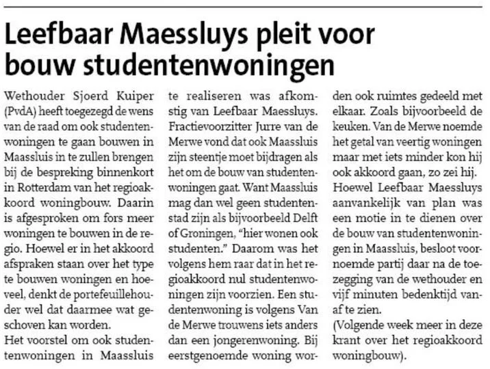 Studentenwoningen