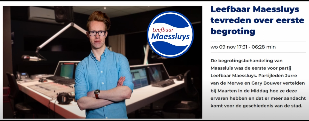 Radio interview WOS over de begrotingsbehandeling.