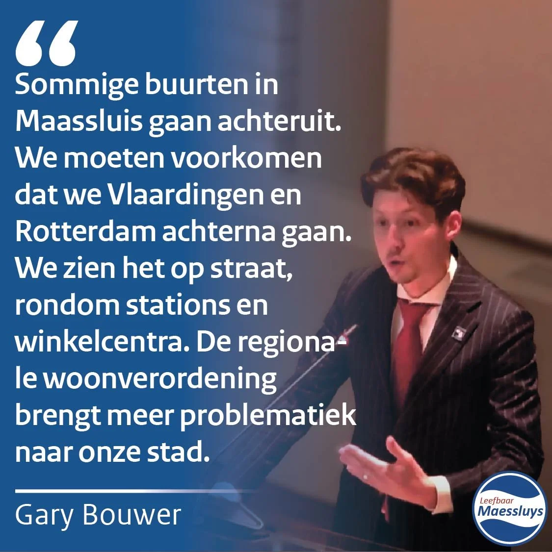 Maassluis gaat achteruit…