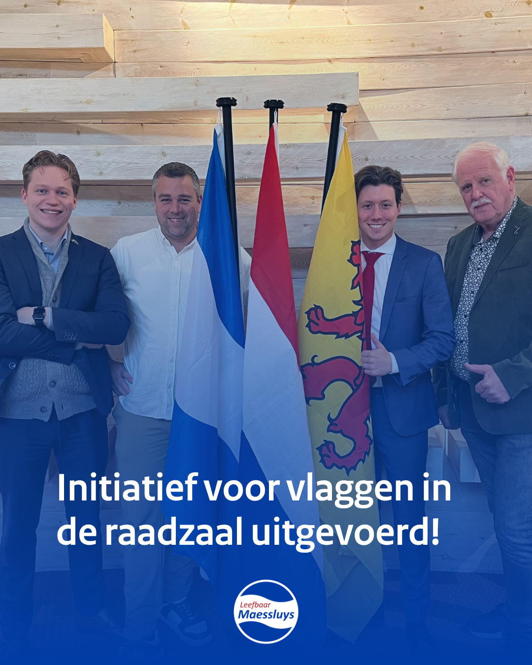 We hebben de vlaggen!