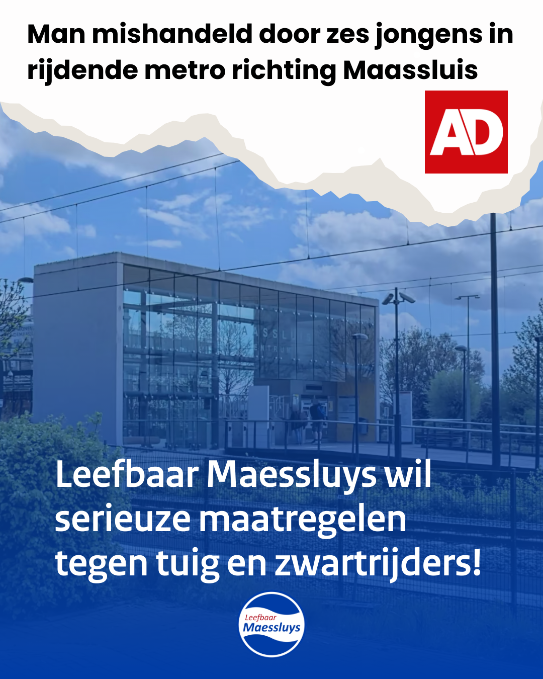 Man mishandeld door zes jongeren.