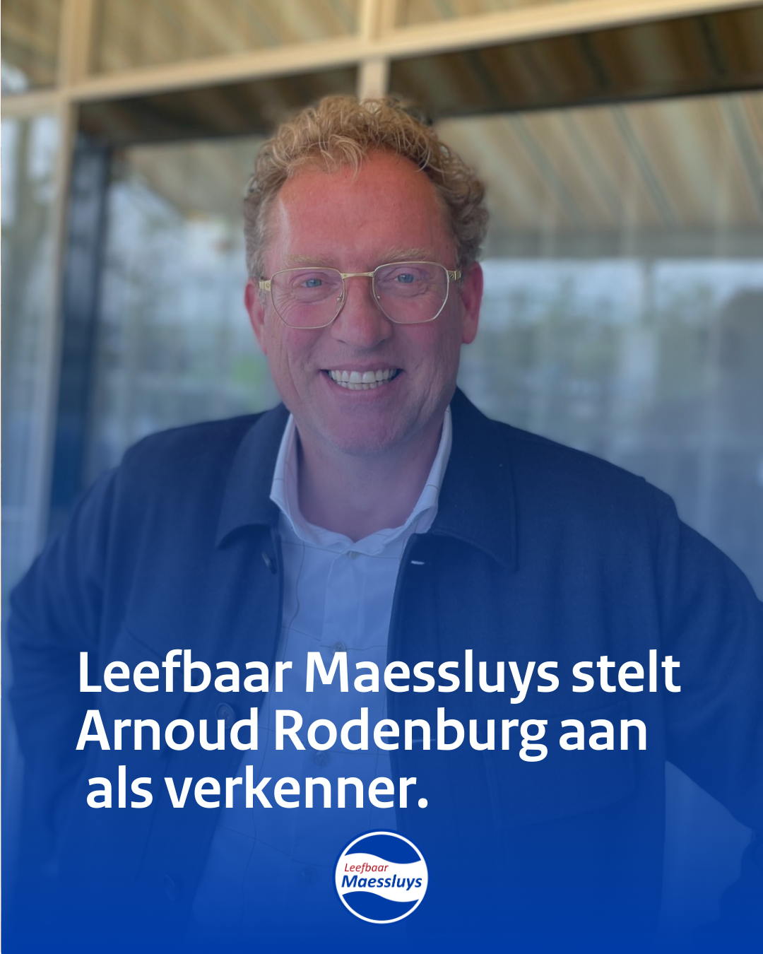 Arnoud Rodenburg als verkenner.