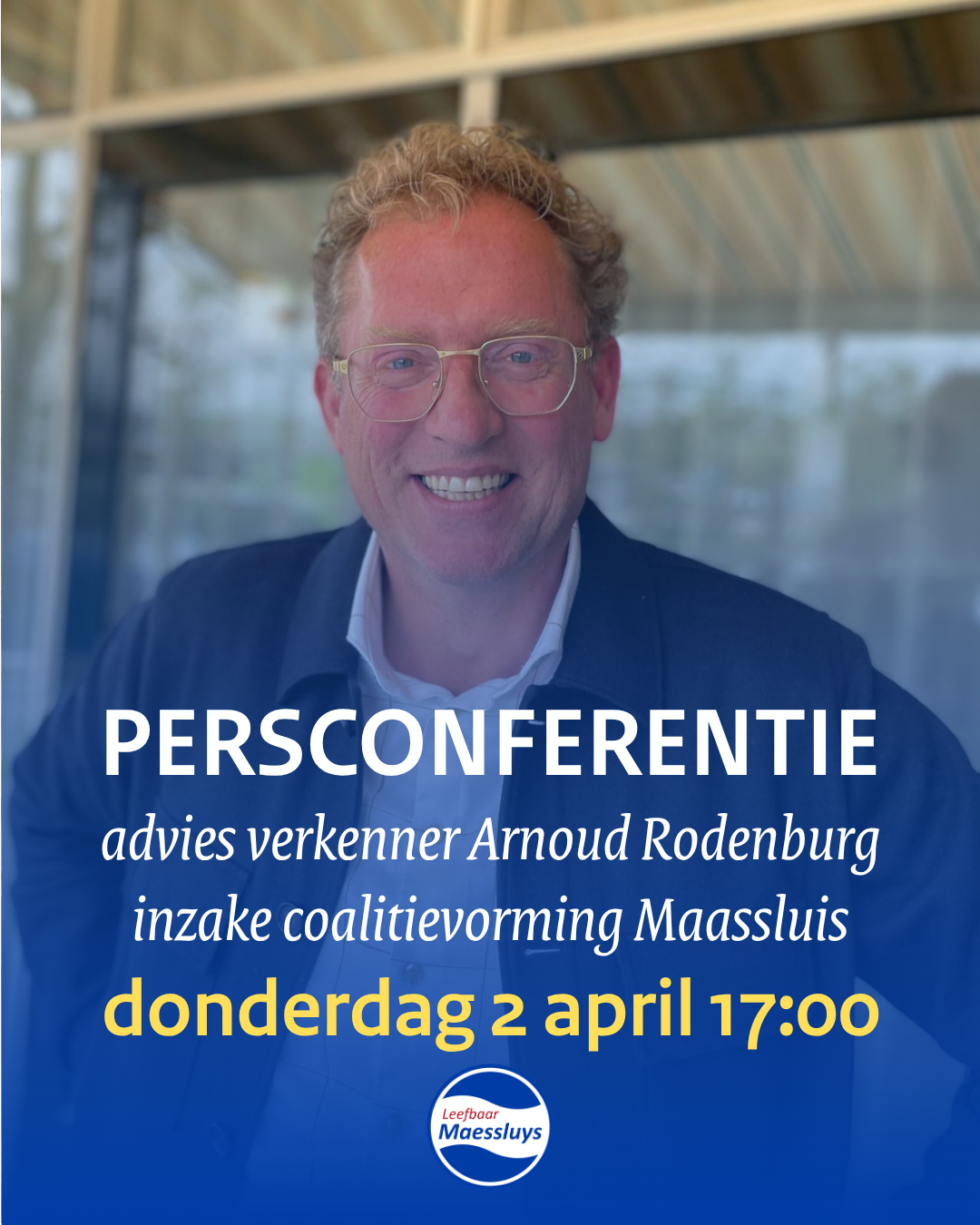 Persconferentie over de verkenning.