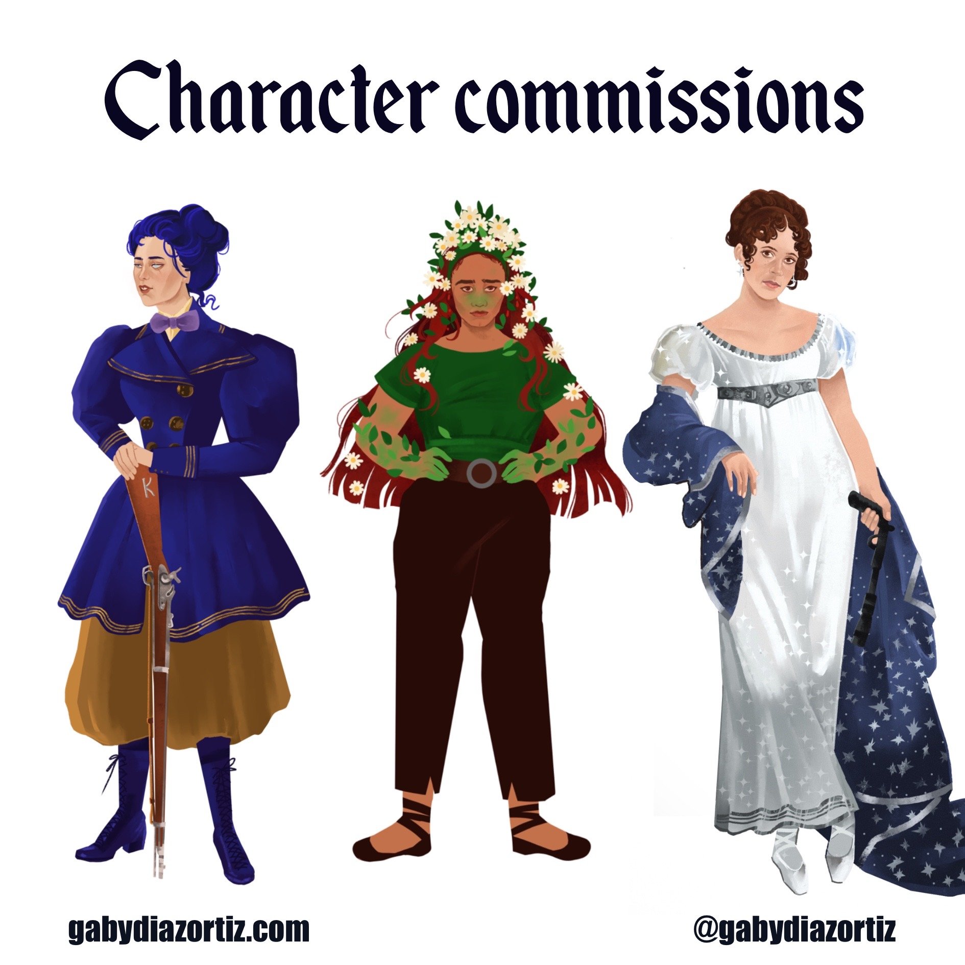 Full body character commissions