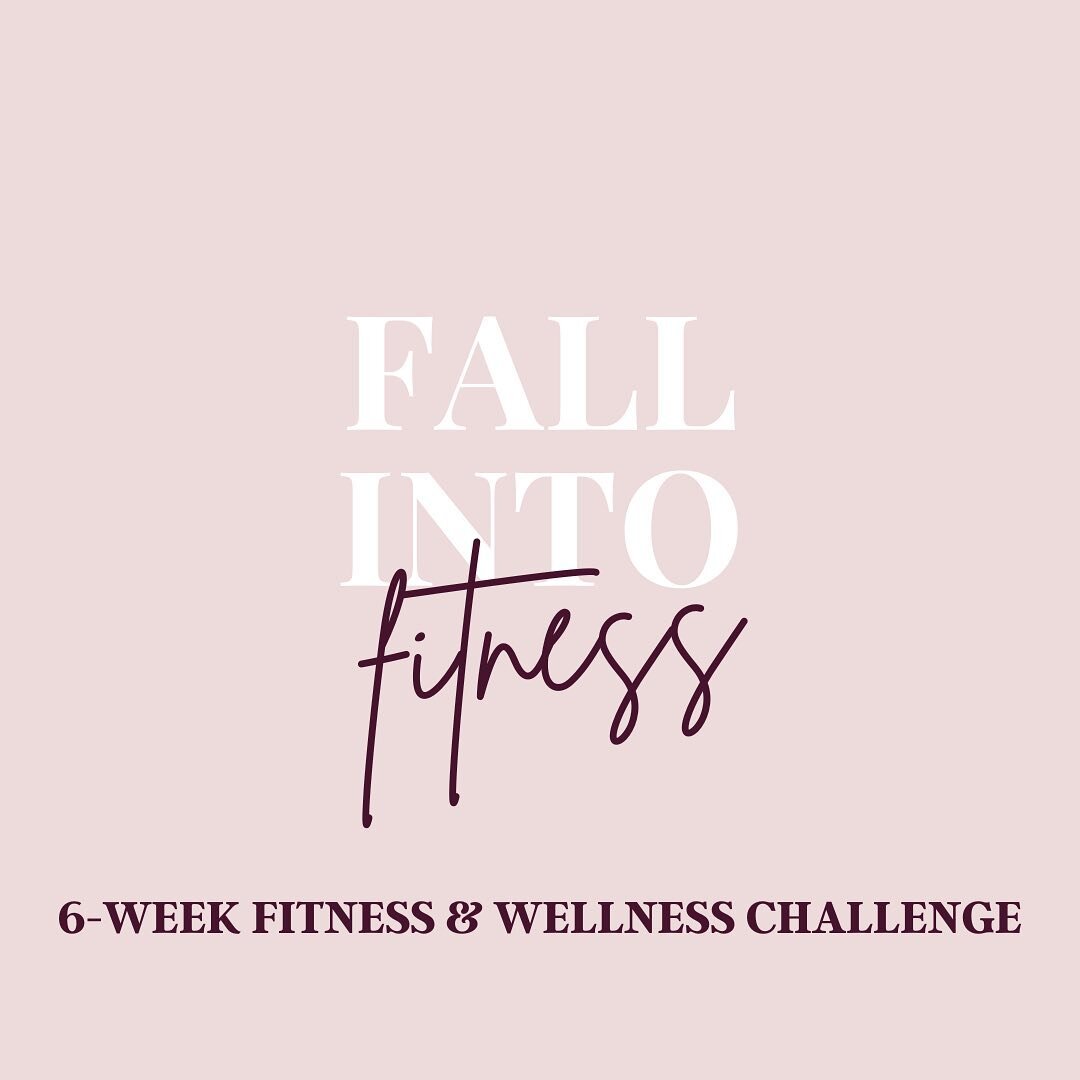 Join our 6-week Fall Into Fitness challenge starting Sept 11th💪 This challenge is the perfect way to re-ignyte your healthy habits and routines. ⁠
⁠
All current IB members can join the challenge at no extra cost. Comment below to let us know you are