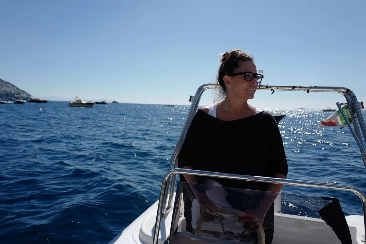 Linda launch Amalfi.JPG