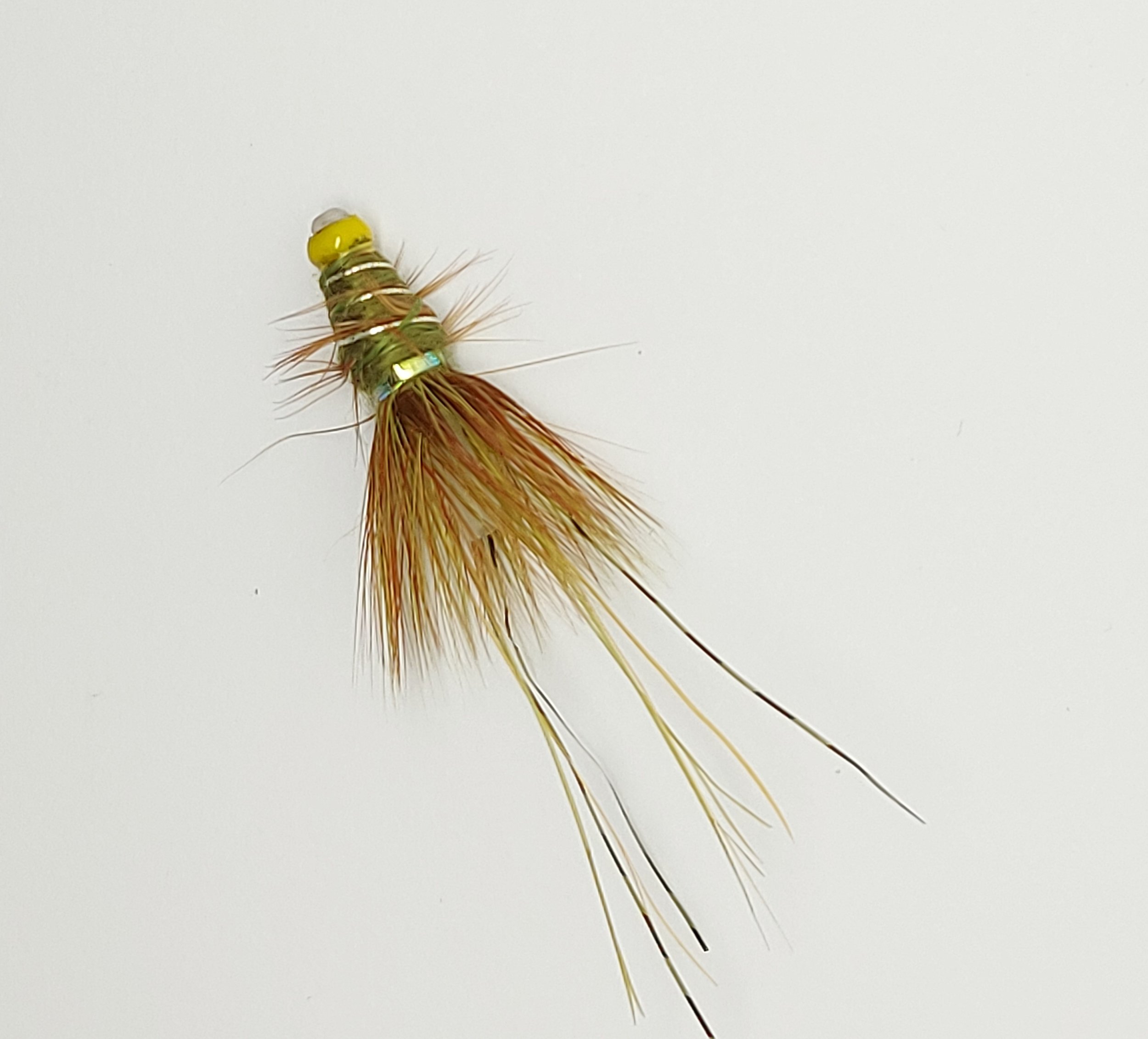 3 GLEDSWOOD YELLOW INCH COPPER TUBES FINEST SALMON FLIES BY TEVIOTFLIES 