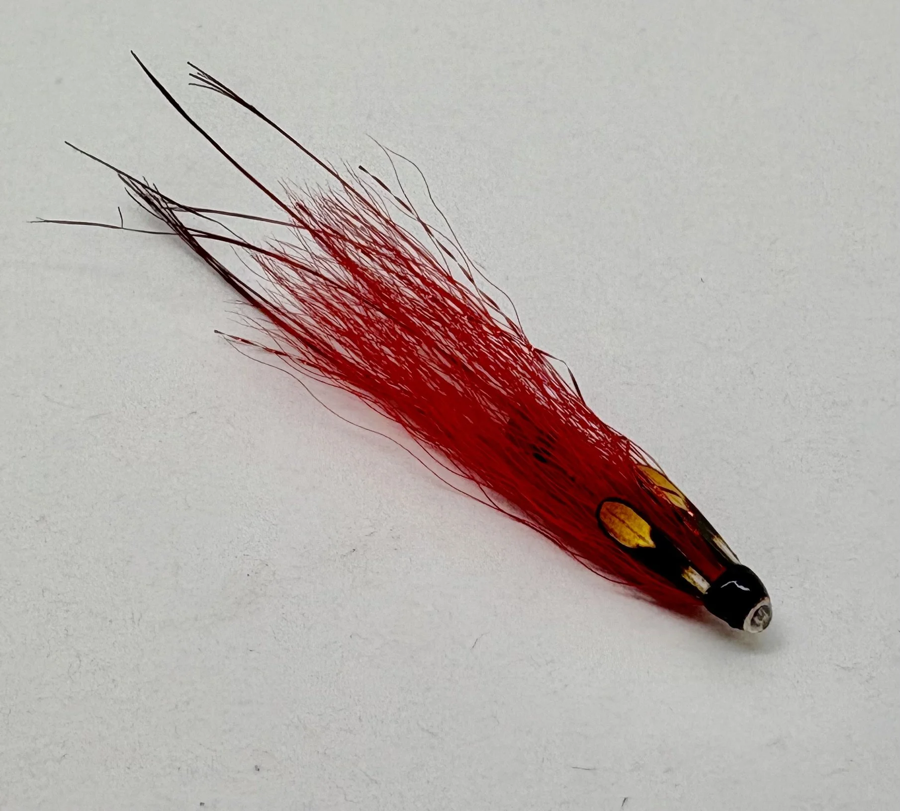 Red Devil Feeler Salmon Tube Fly
