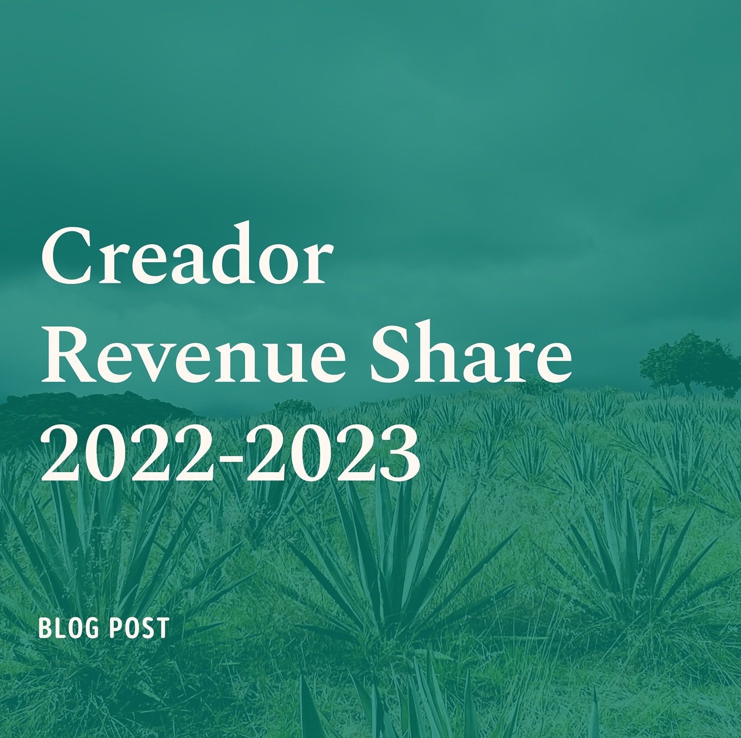 In January 2024 Creador reached a milestone, one set during the formation of the project - to be able to pay a portion of revenue to the producers.

Read more: https://www.creadorspirits.com/blog

#destiladodeagave
#agavespirits
#palenque
#claypotfer
