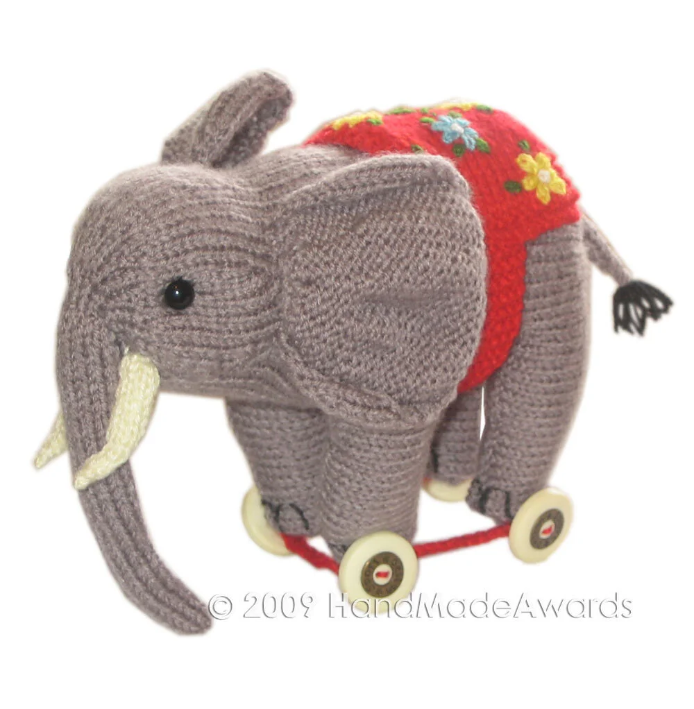 ELEPHANT on Wheels PDF Email Knit PATTERN