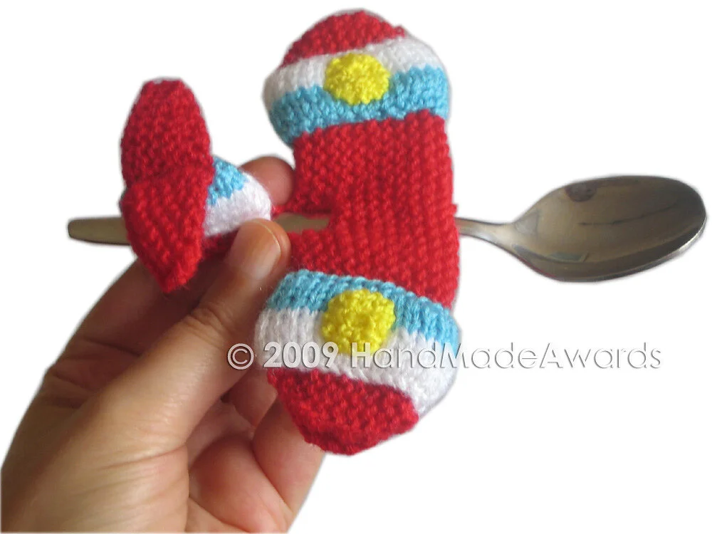 AIRPLANE SPOON for your Baby knit PATTERN