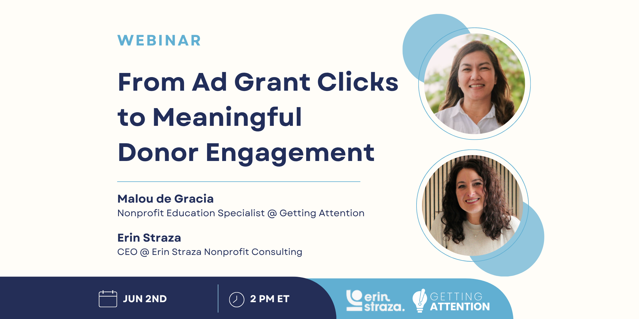 You are invited! // From Ad Grant Clicks to Meaningful Donor Engagement Webinar June 2