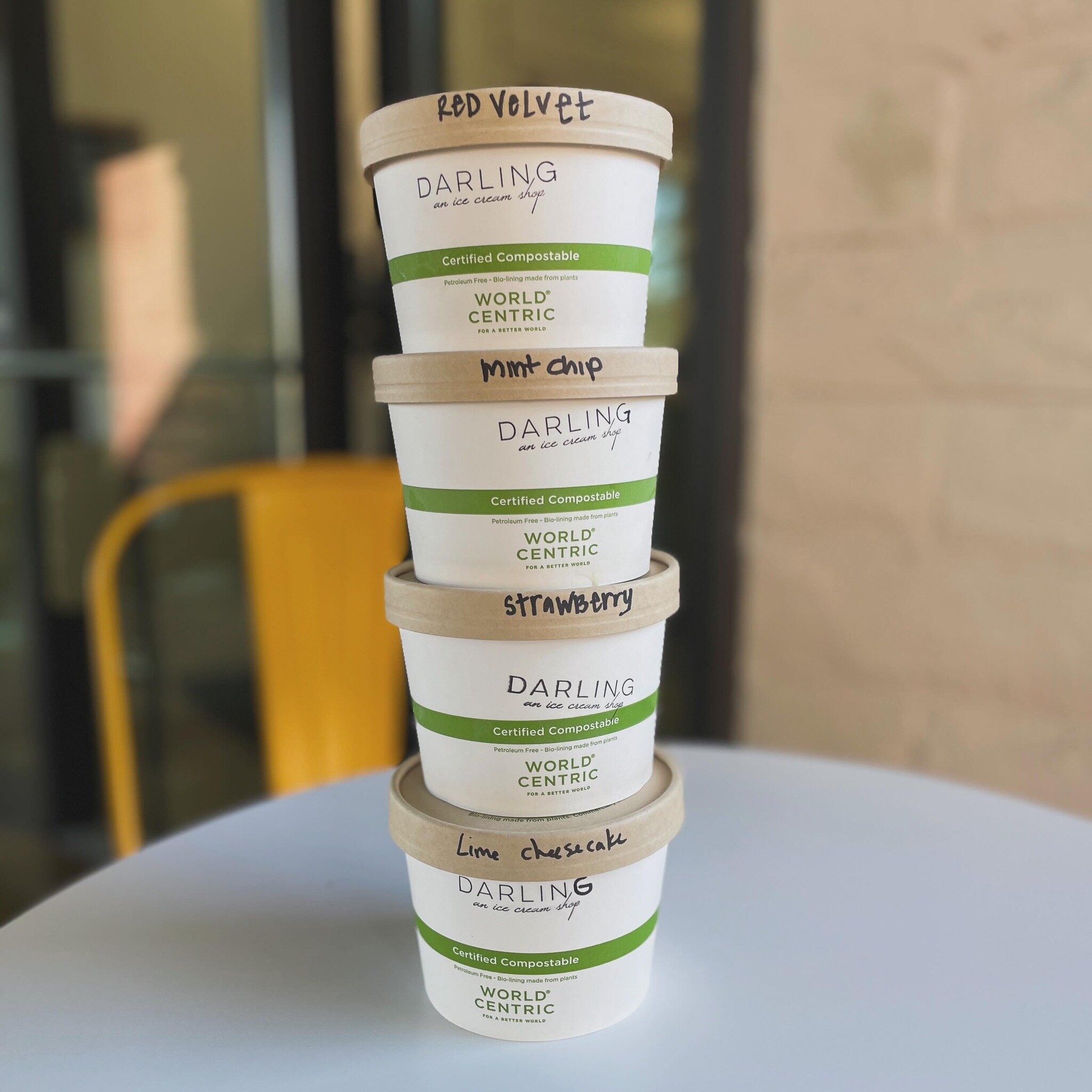 What would be in your pint stack? Come stock up before the weekend! 

It&rsquo;s our last week with February flavors, March flavors launch next Wednesday!

#icecreampints #darlingsonom