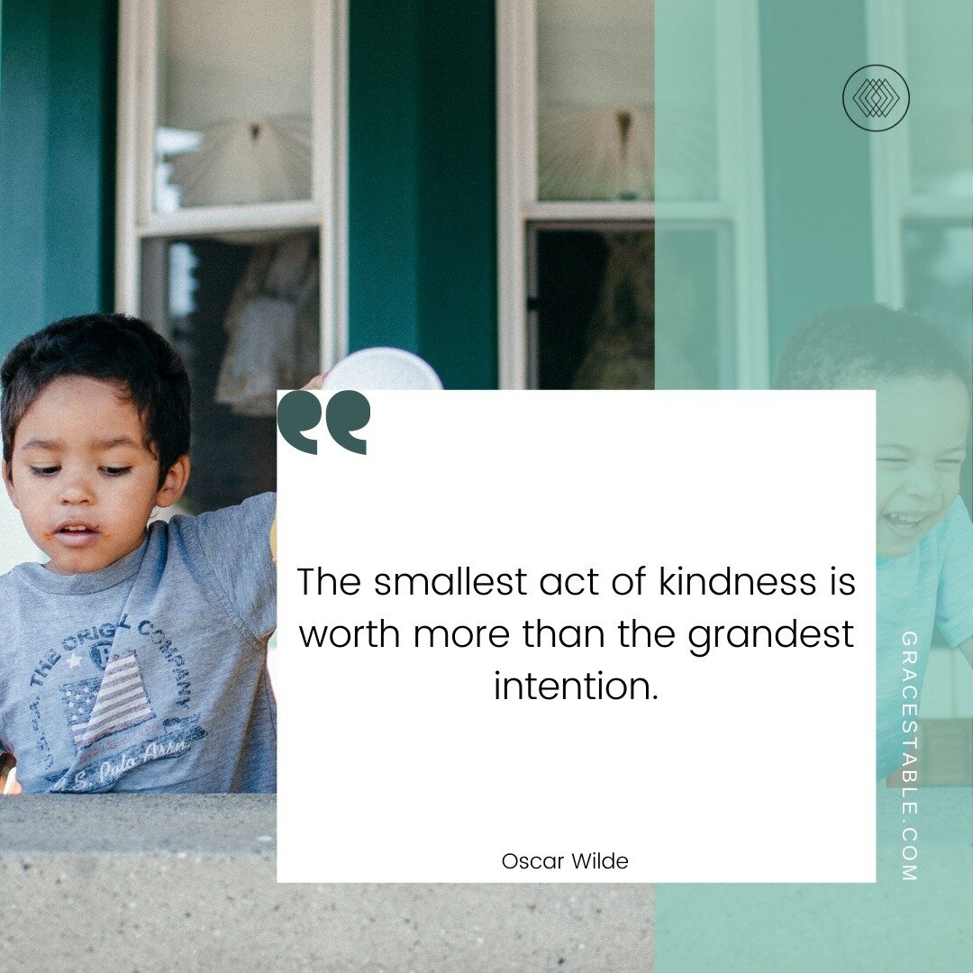 &quot;The smallest act of kindness is worth more than the grandest intention.&quot;
-Oscar Wilde
.
.
.
#gracestable #findinghopetogether #spaceforteenmoms #defendthefatherless #teenmom #grandrapids #grmi #detroit #volunteer #causes #donate #change #a