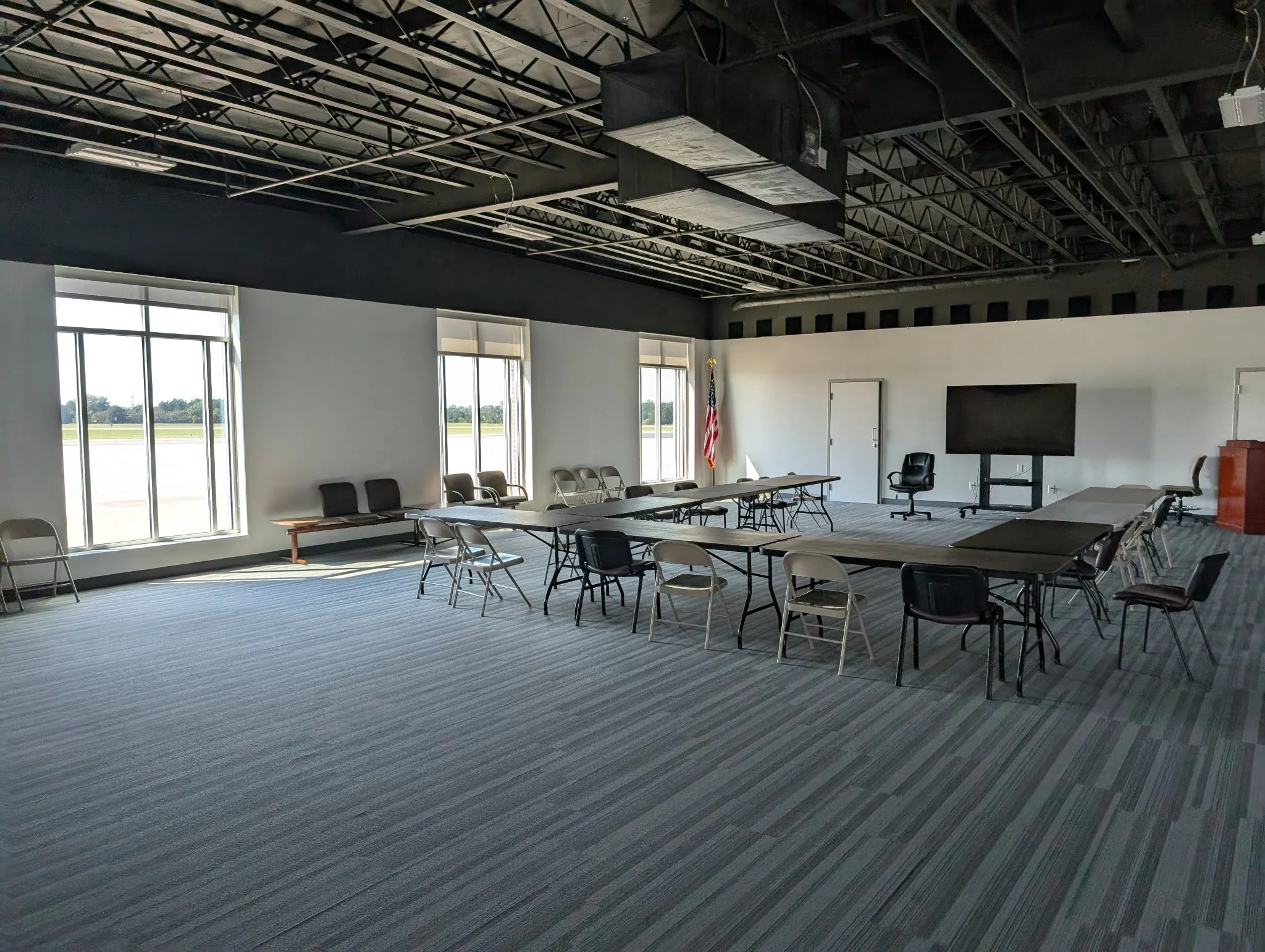 Inside view of the meeting room.