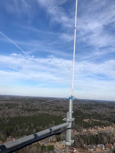 Vaughn Road repeater antenna's view of the horizon.