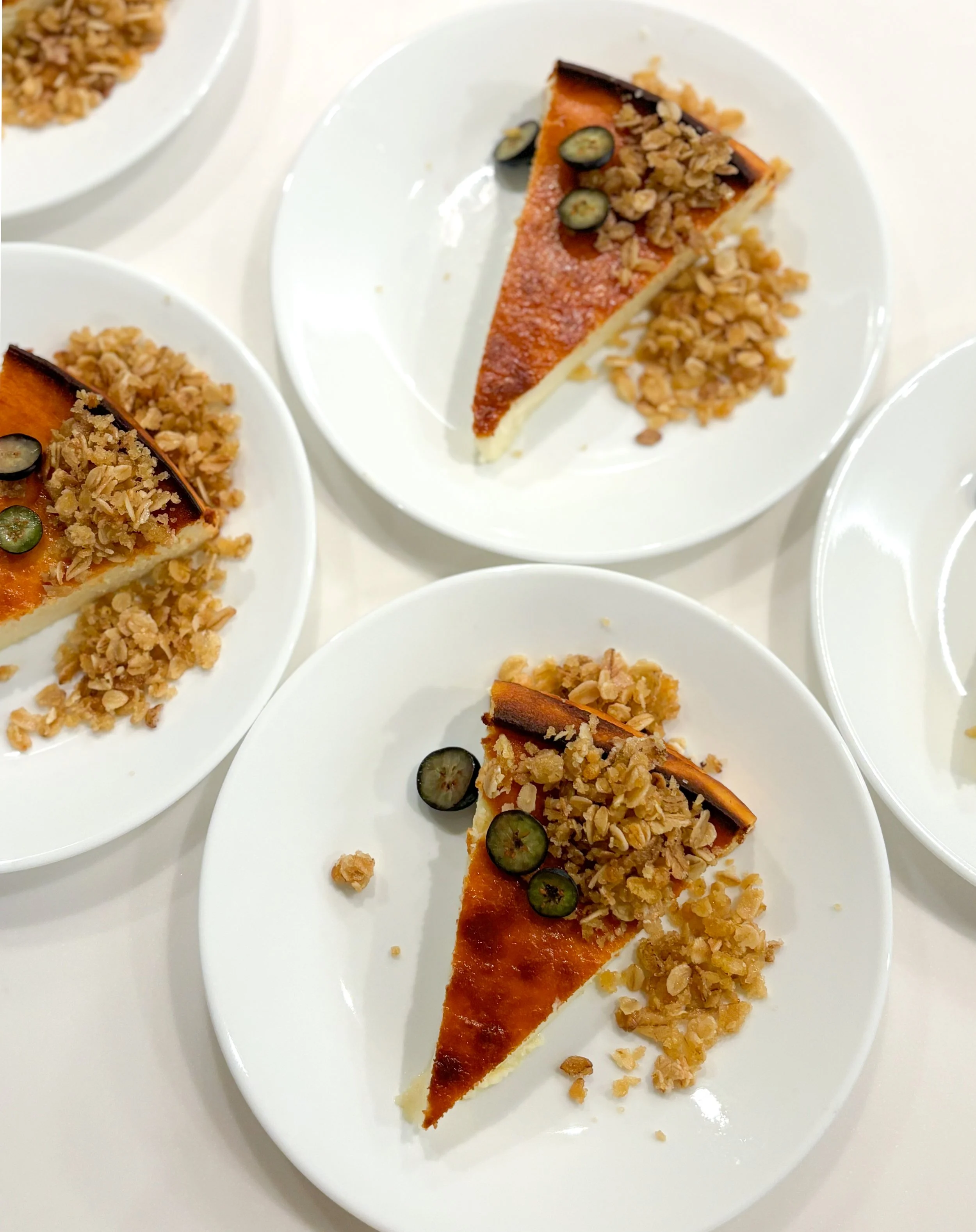 Basque cheesecake honey crumble.jpg