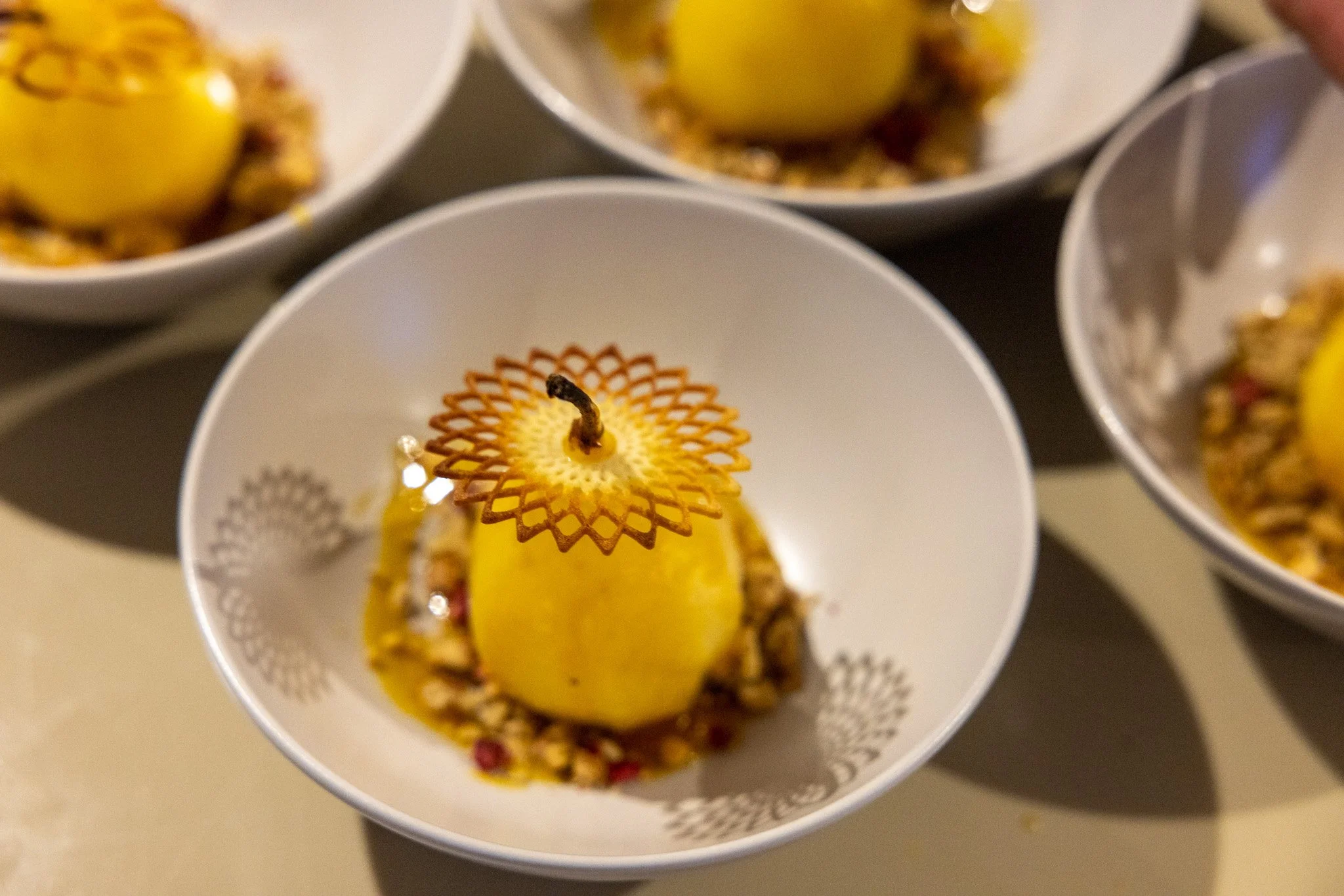 Poached pear in orange & vanilla.JPG