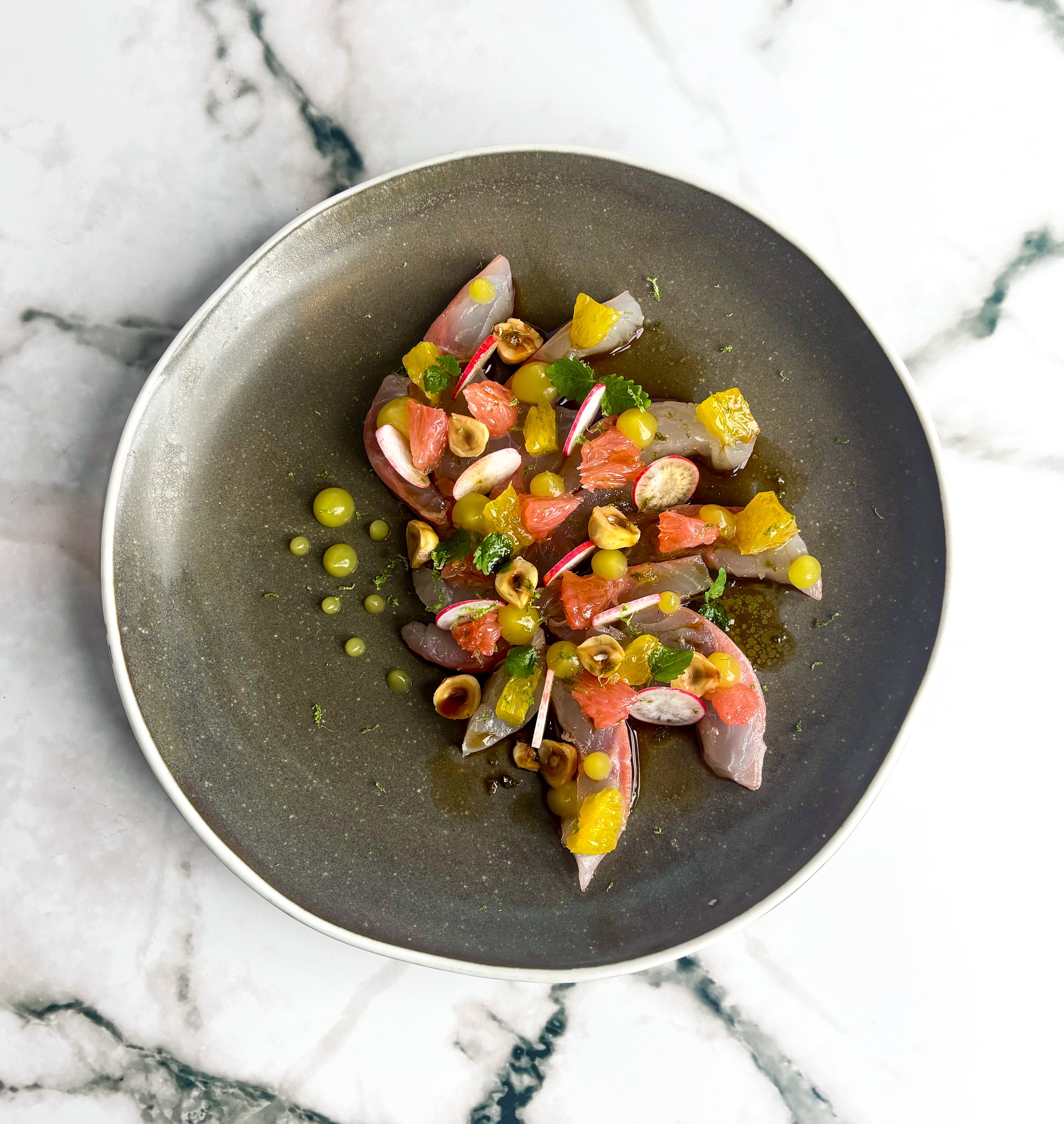 Sea bream crudo with citrus gel.jpg