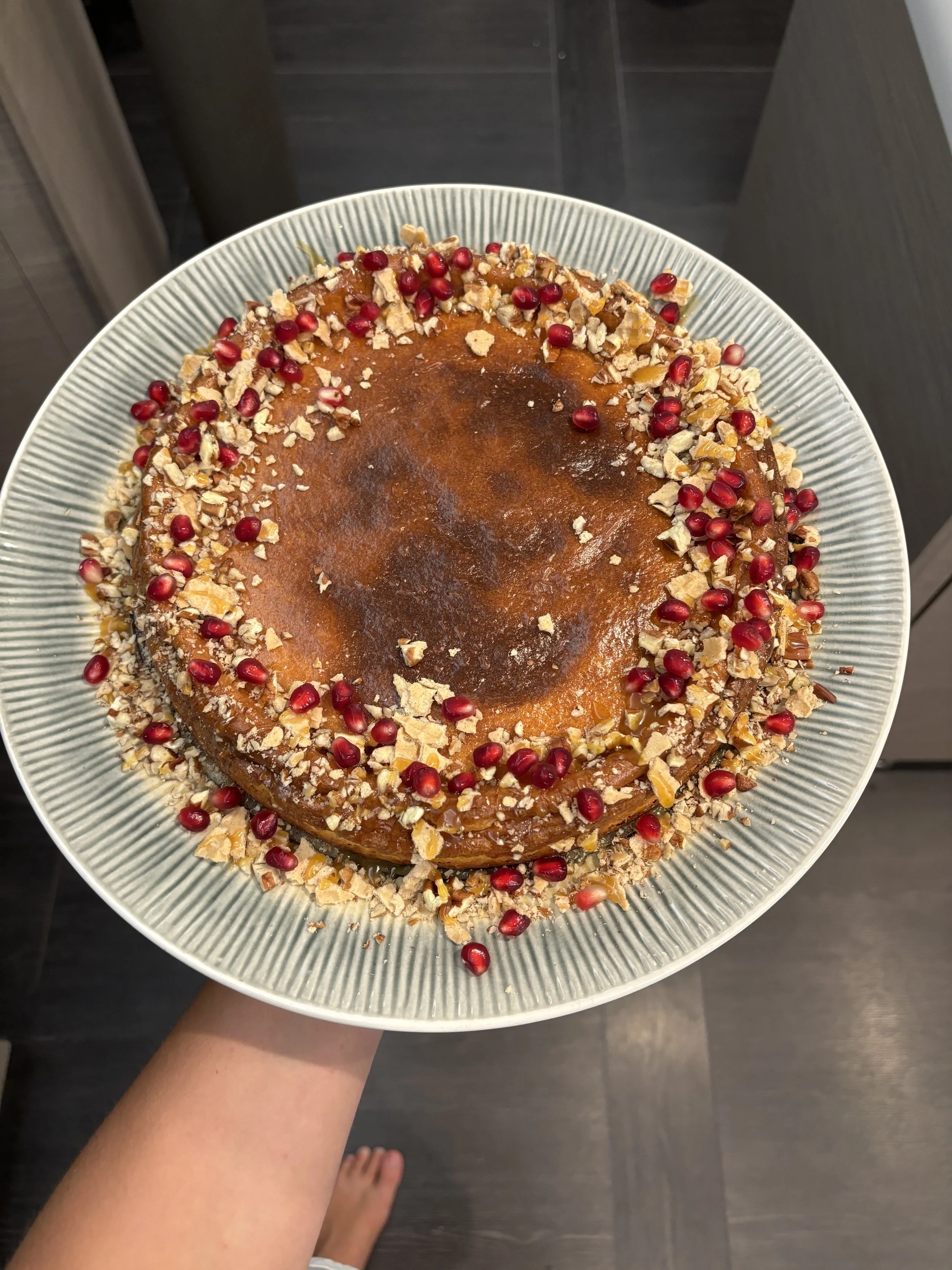 Basque Cheesecake pomegranate.jpg