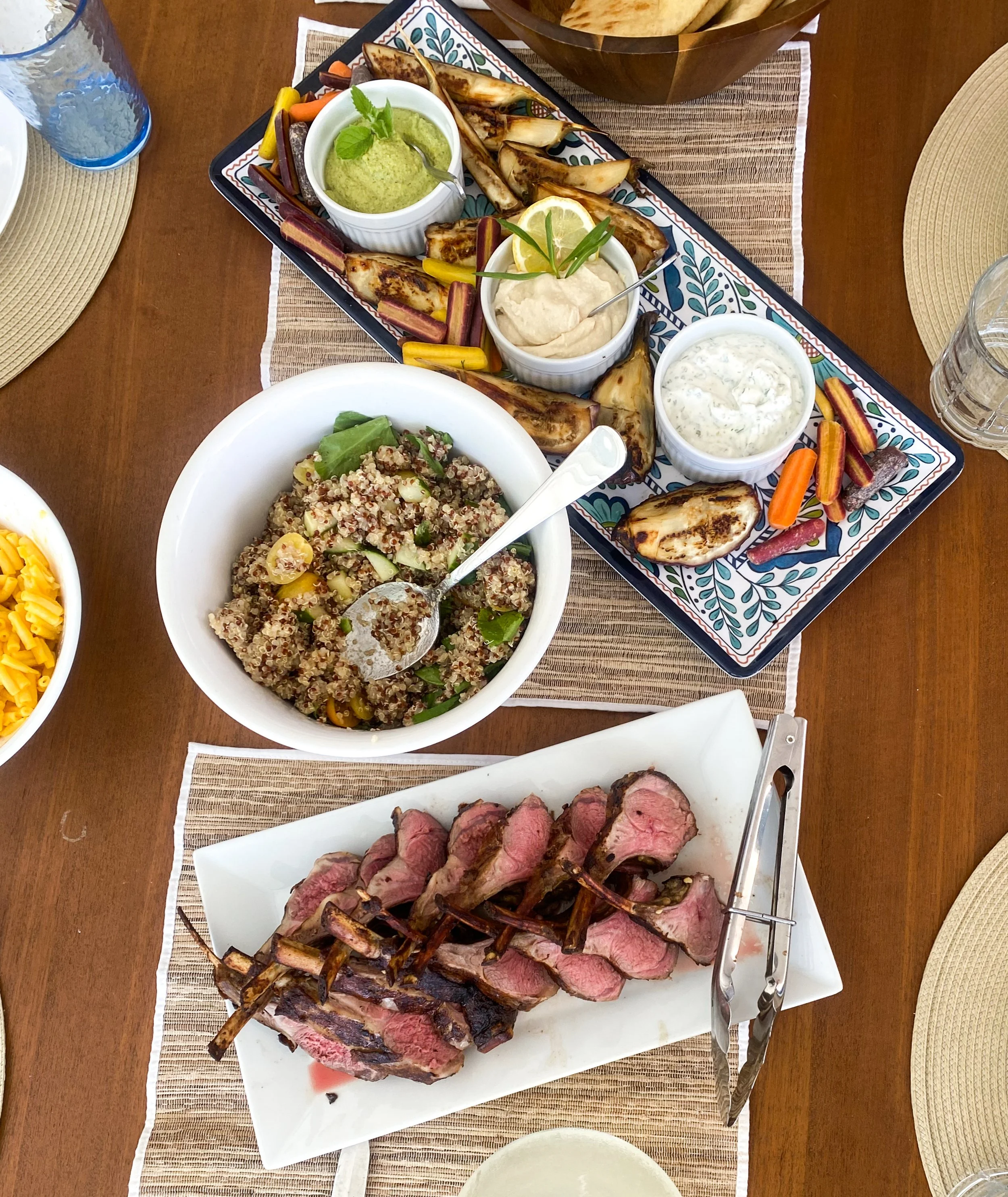 Lamb chops lunch greek spread.jpg