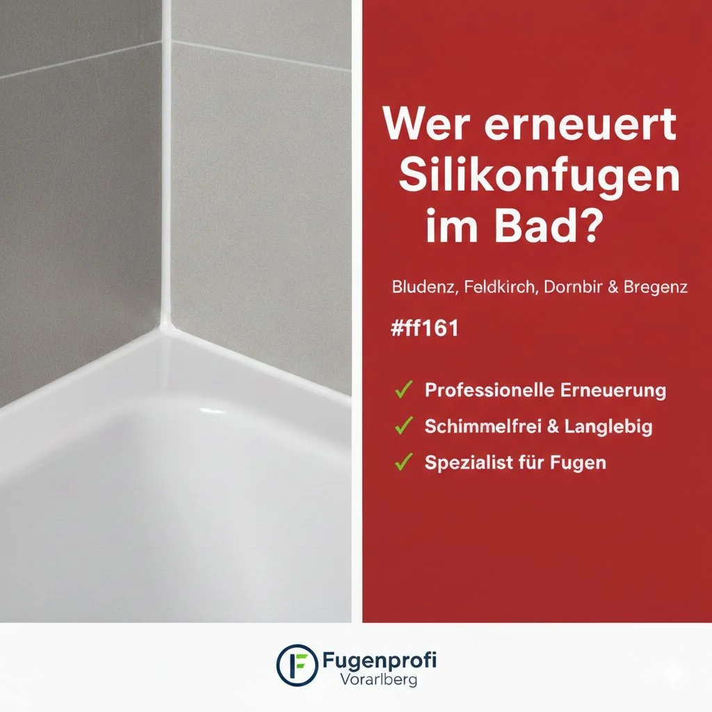 Wer erneuert Silikonfugen im Bad?
