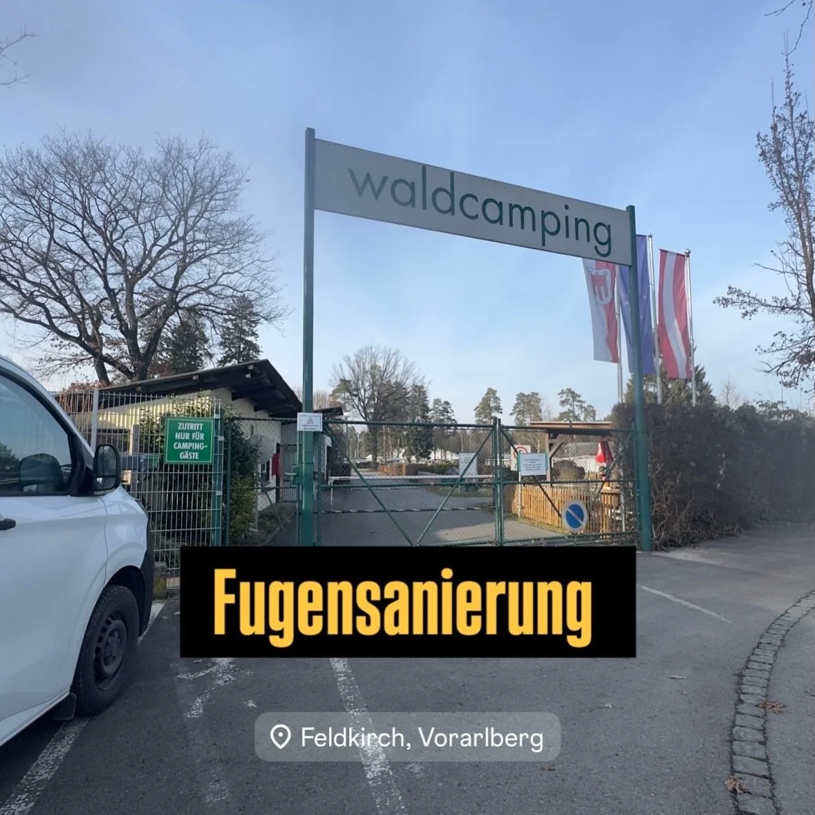 🚿✨ Baustelle oder Wohlf&uuml;hlzone?
Heute l&auml;uft die n&auml;chste Fugensanierung im Waldcamping Feldkirch 🌲
Der Duschbereich wird gerade komplett neu gemacht &ndash; sauber, dicht, langlebig.
So f&uuml;hlt sich moderner Campingkomfort an. 💦🛠