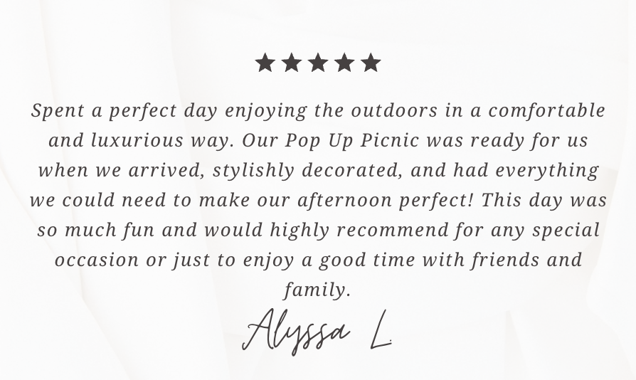 Luxury Pop Up Picnics Long Island